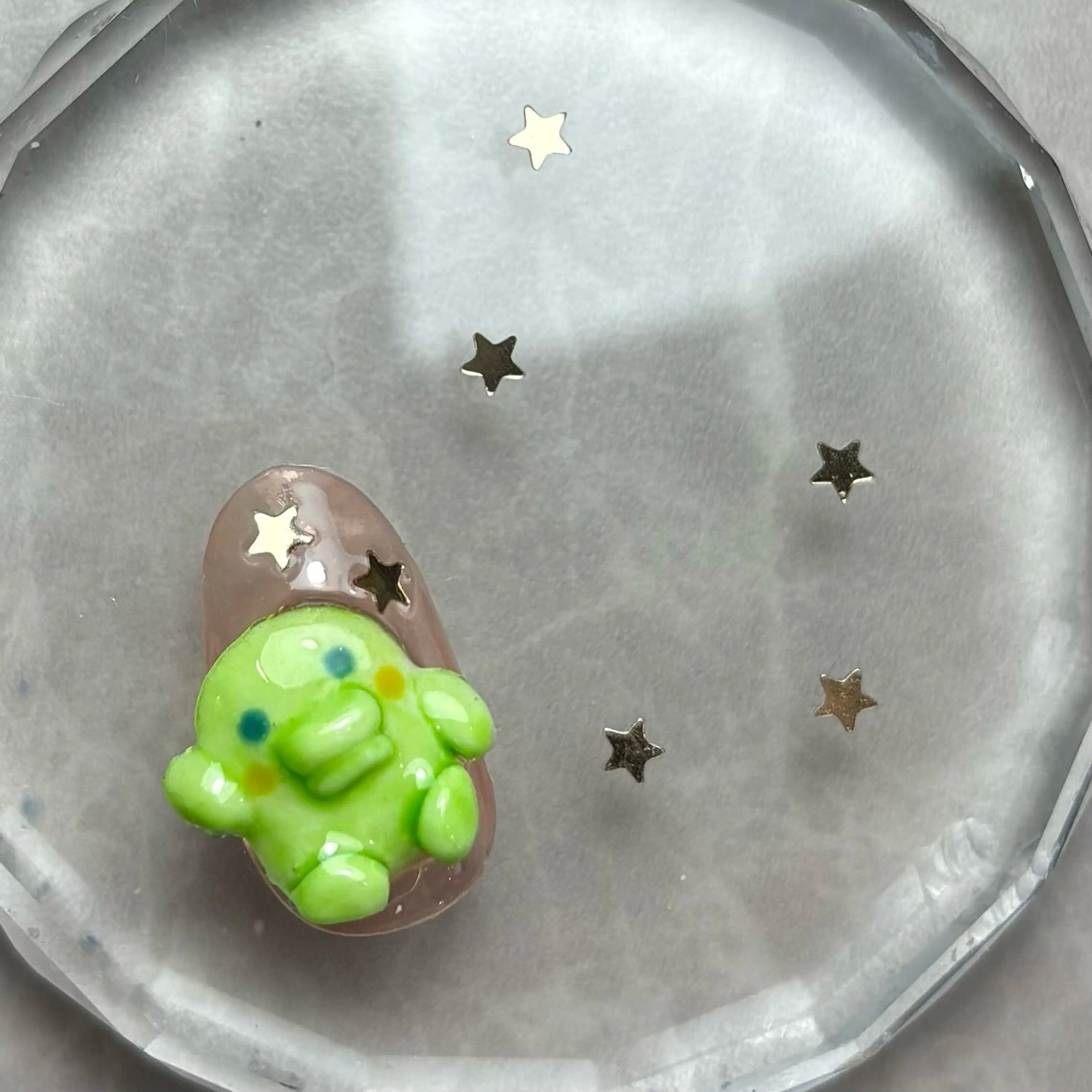 キャラクター3Dアート（アート両手2本）コースの写真