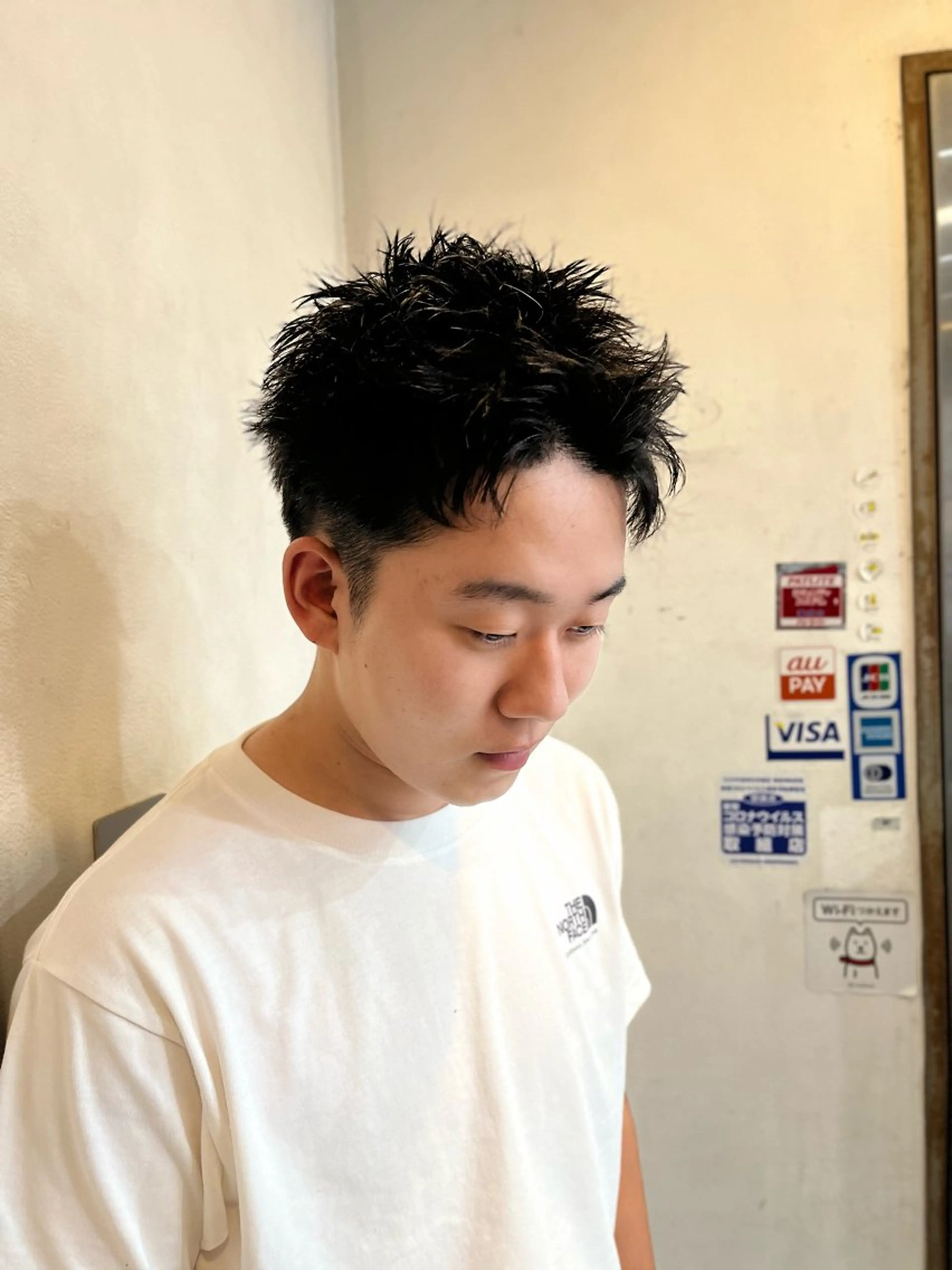メンズ スパイキーショート カット daichi (UMM)のヘアスタイル