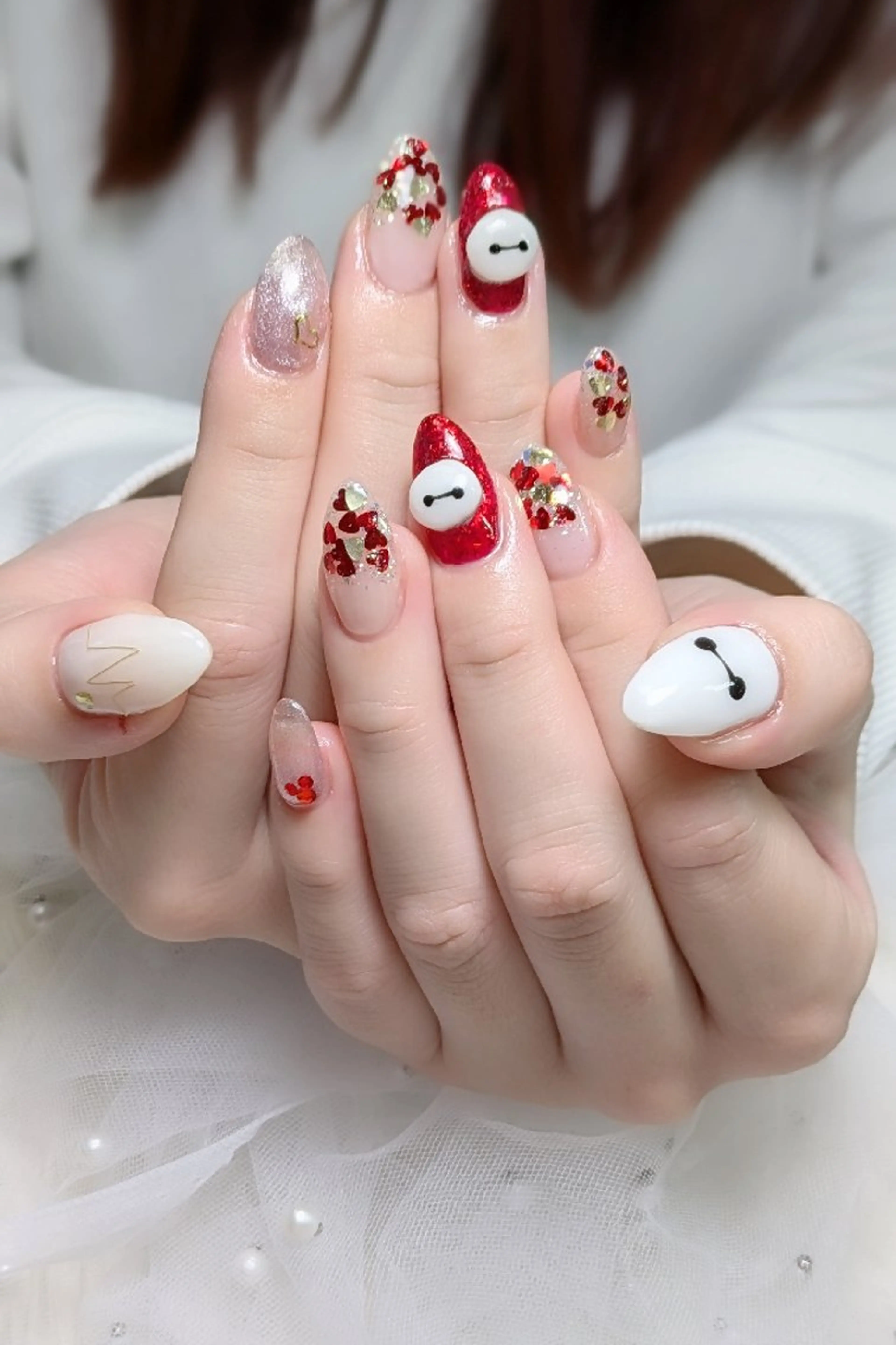 ネイル 持ち込み 冬ネイル ハンドネイル m&pPrivate nailsalonのネイルデザイン