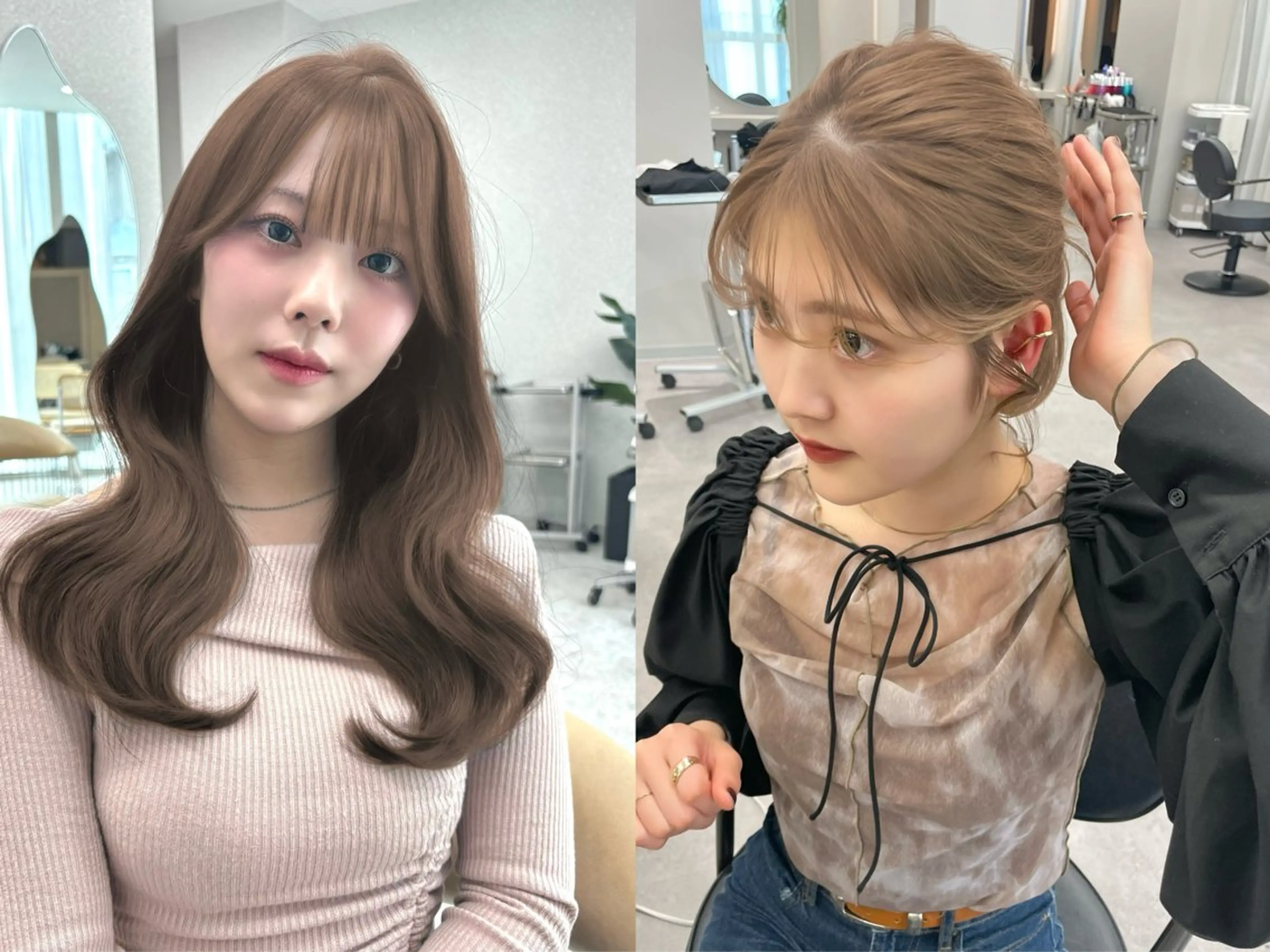 ロング カラー 透明感カラー カット ヘアカラー トリートメント 香月 元希のヘアスタイル