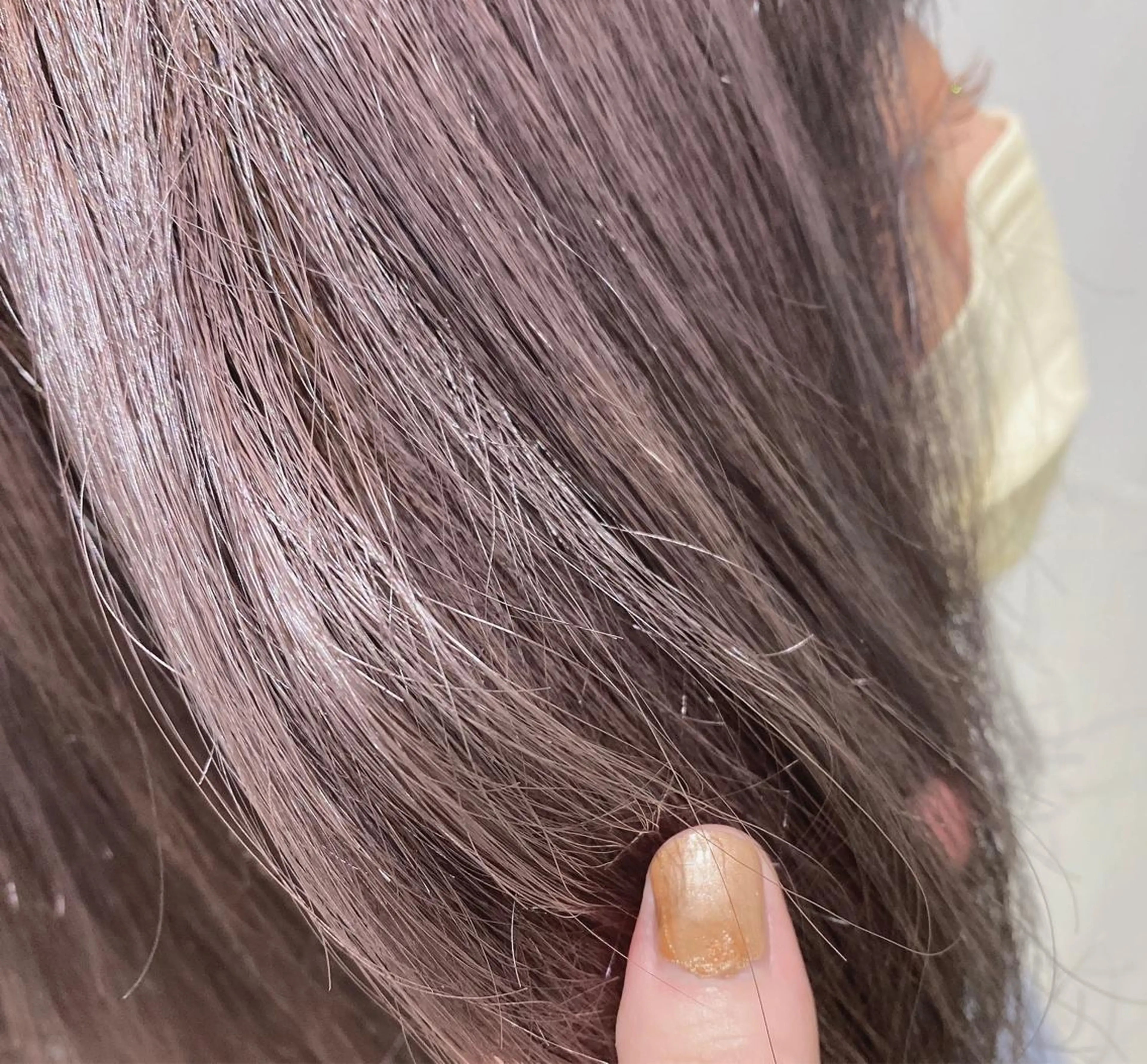 セミロング カラー アディクシーカラー ブリーチ ✨くびれスタイル✨️ 戸嶋穂乃香のヘアスタイル