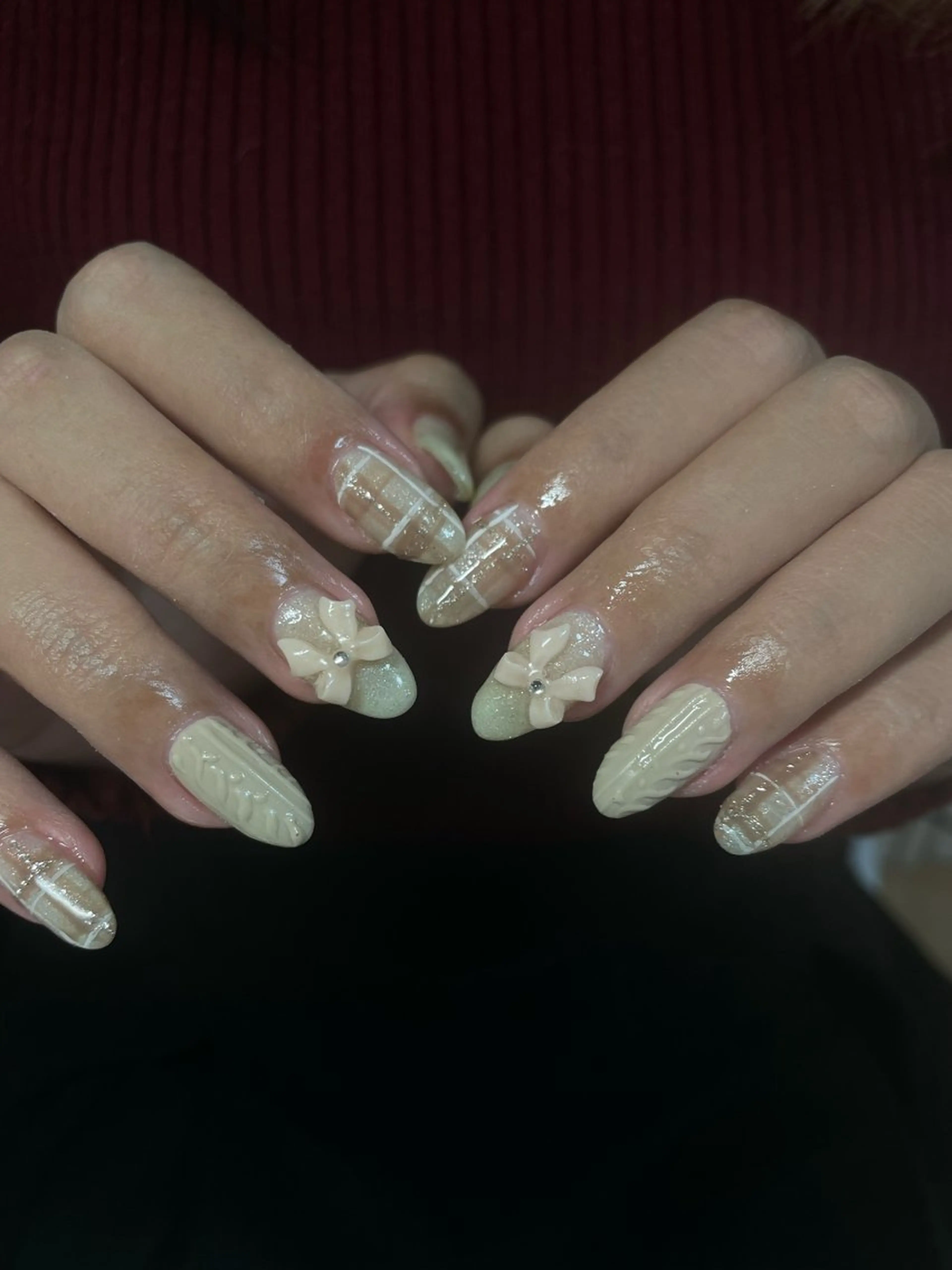 ネイル アートネイル ハンドネイル ulu🌼 nanaのネイルデザイン