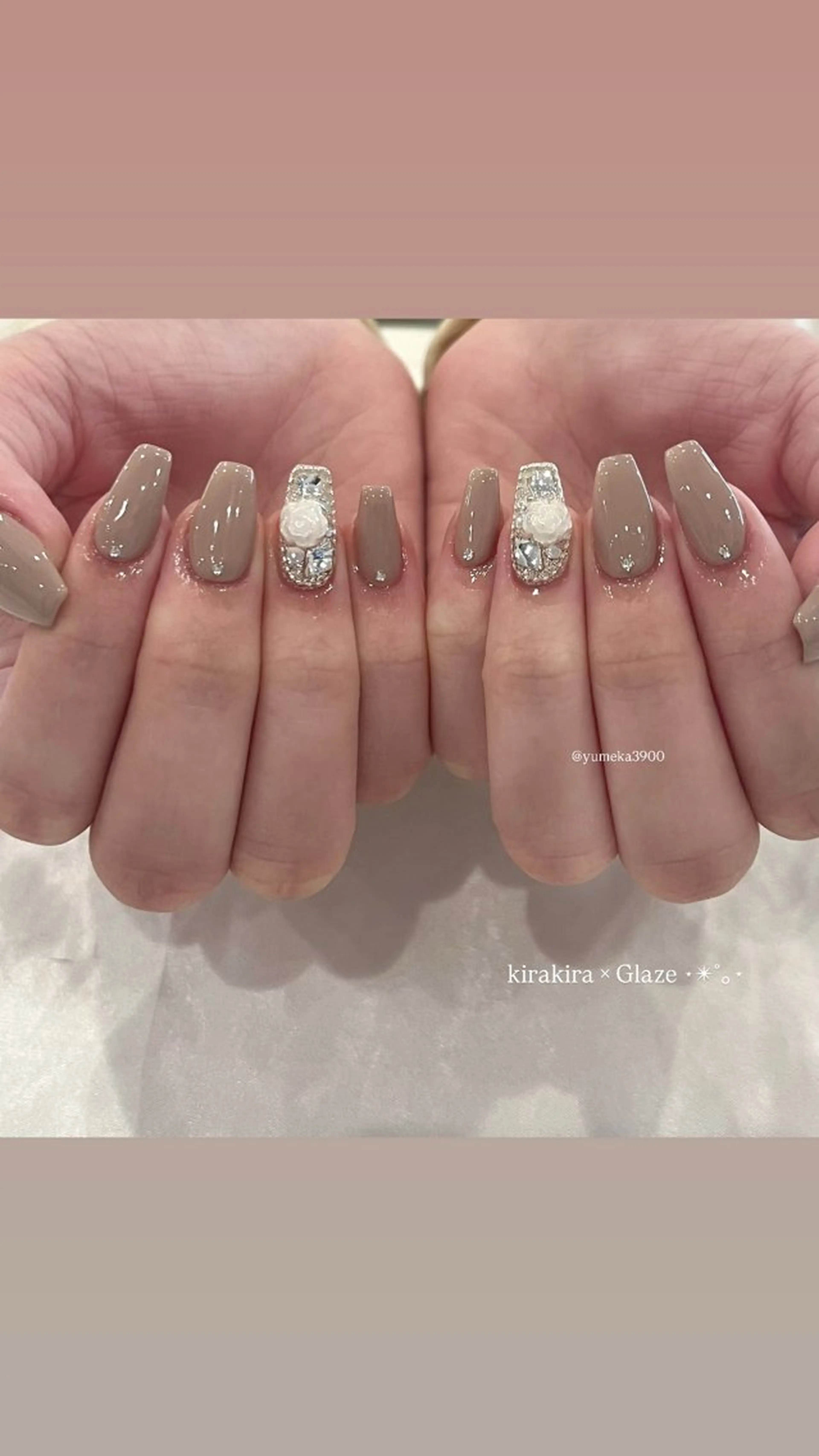 ネイル キラキラネイル ハンドネイル ♡Tajima Yumeka♡のネイルデザイン