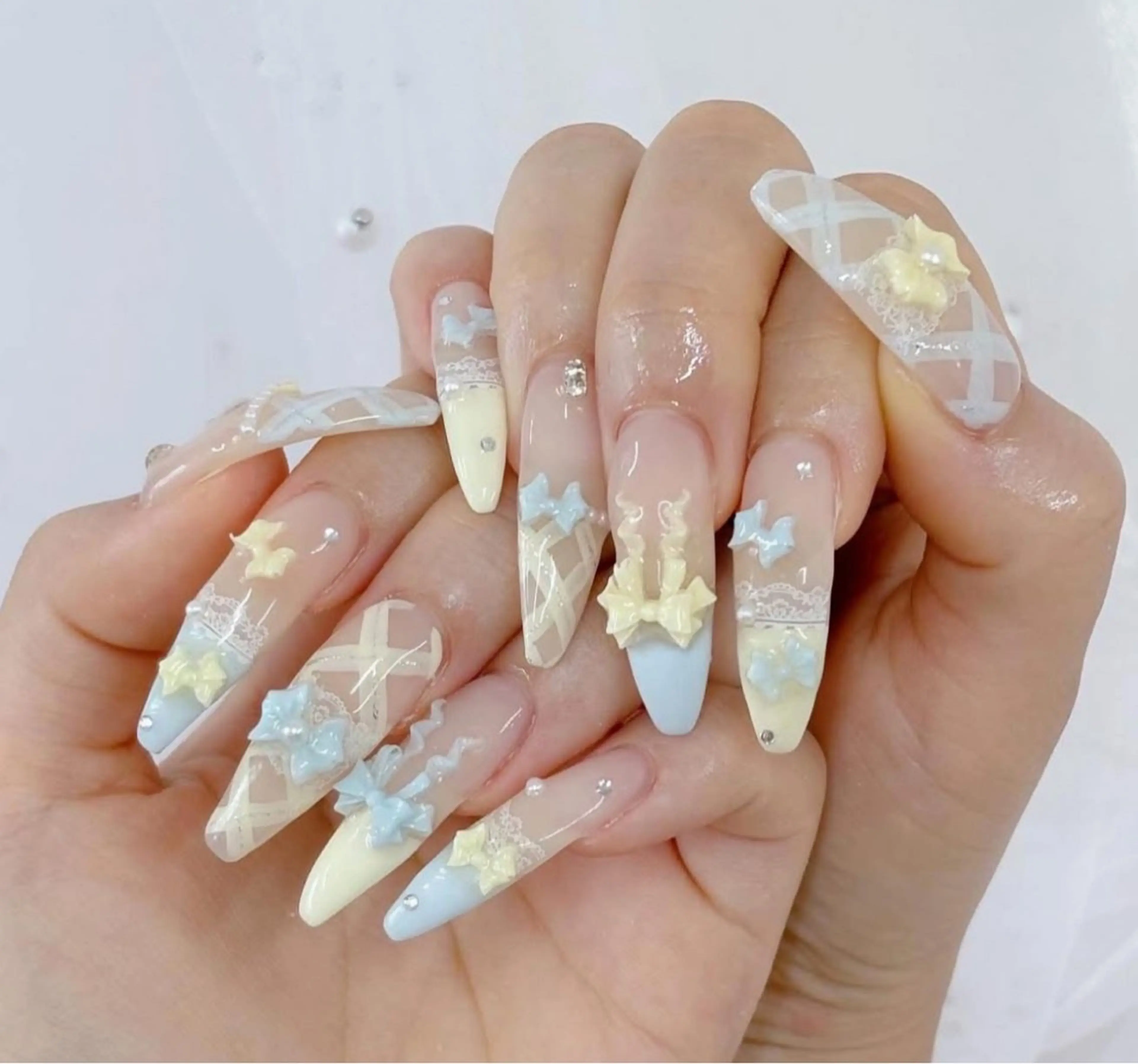 ネイル ブラウン チークネイル 桜ネイル 長さ出し フットネイル ハンドネイル XIINH NAIL SALONのネイルデザイン