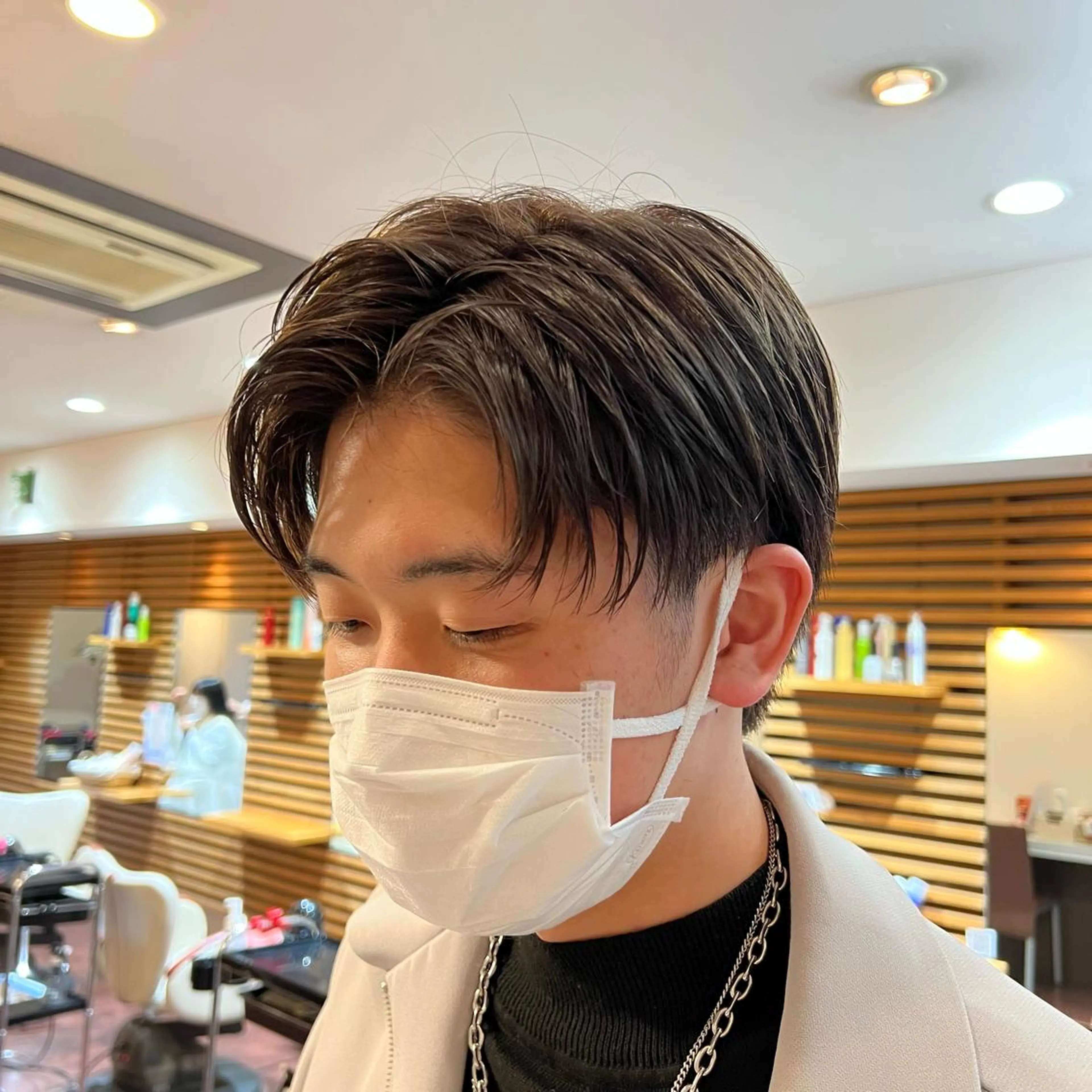 ショート メンズ 大場 優のヘアスタイル