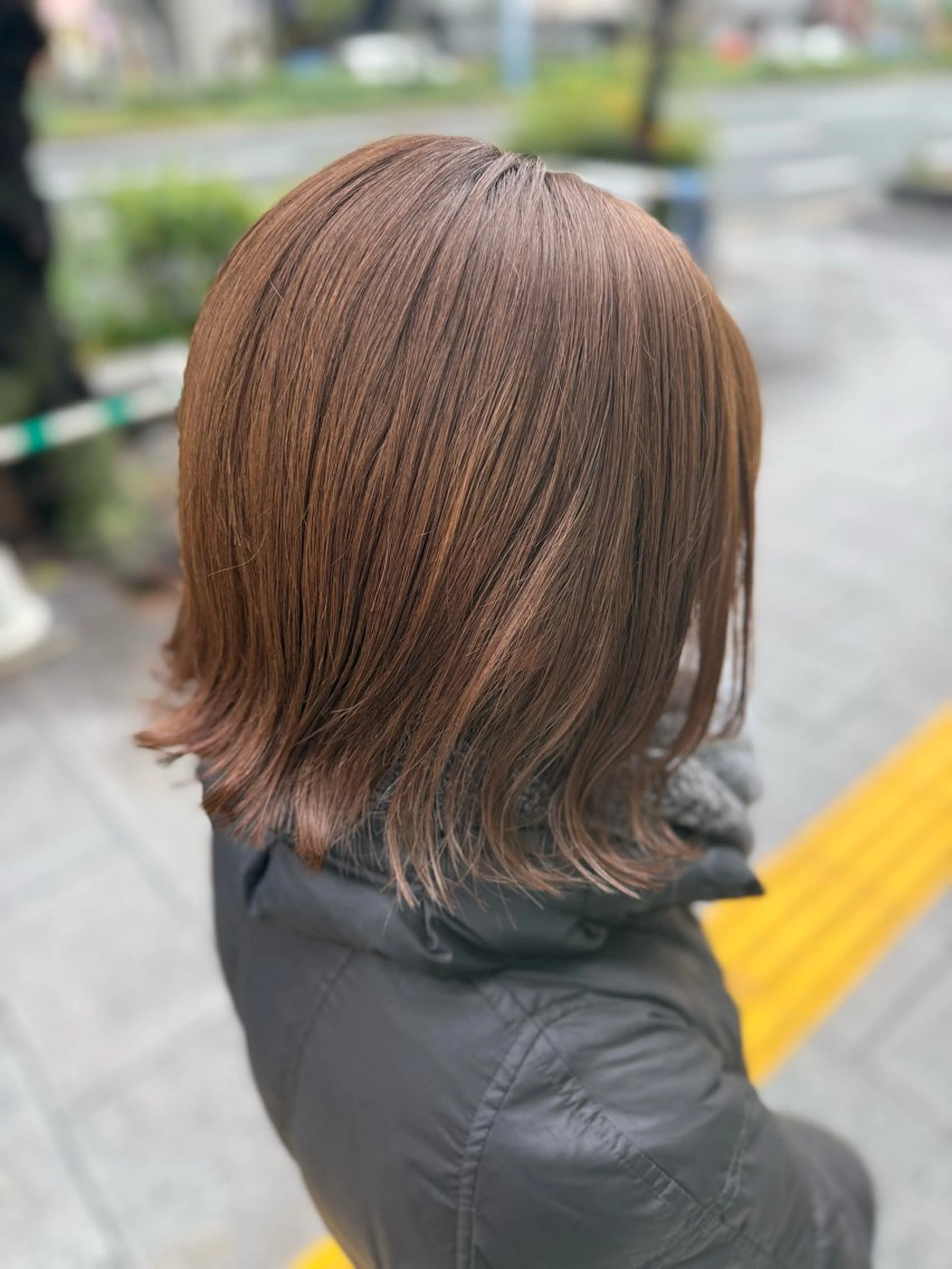 ショート 髪質改善 トリートメント カット ヘアカラー Olive 南森町店 酸性縮毛矯正のヘアスタイル