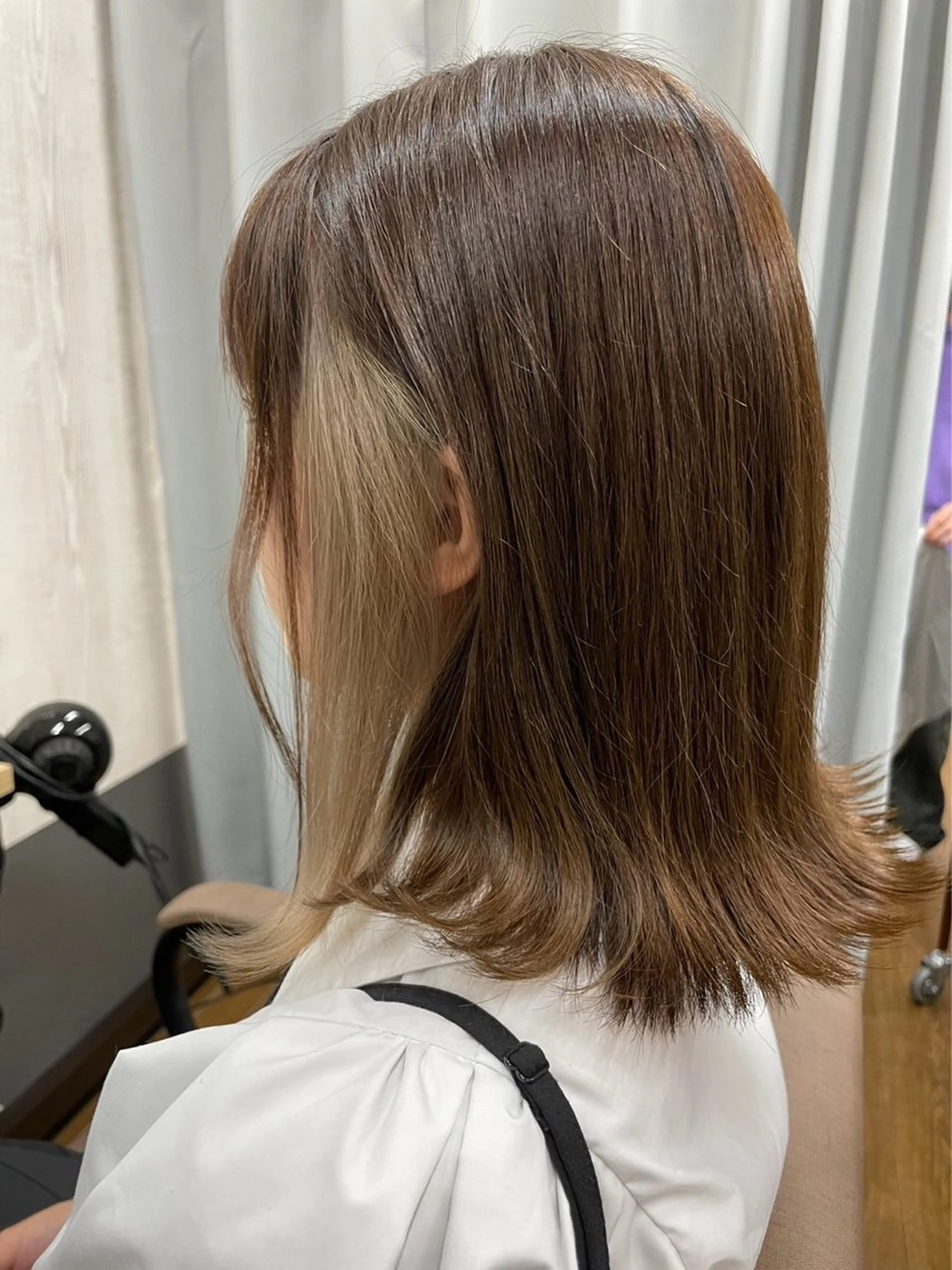 【少しのイメチェンに🌟】イヤリングカラー➕カット➕水トリートメント【魔法のバブルmarbb込】の写真