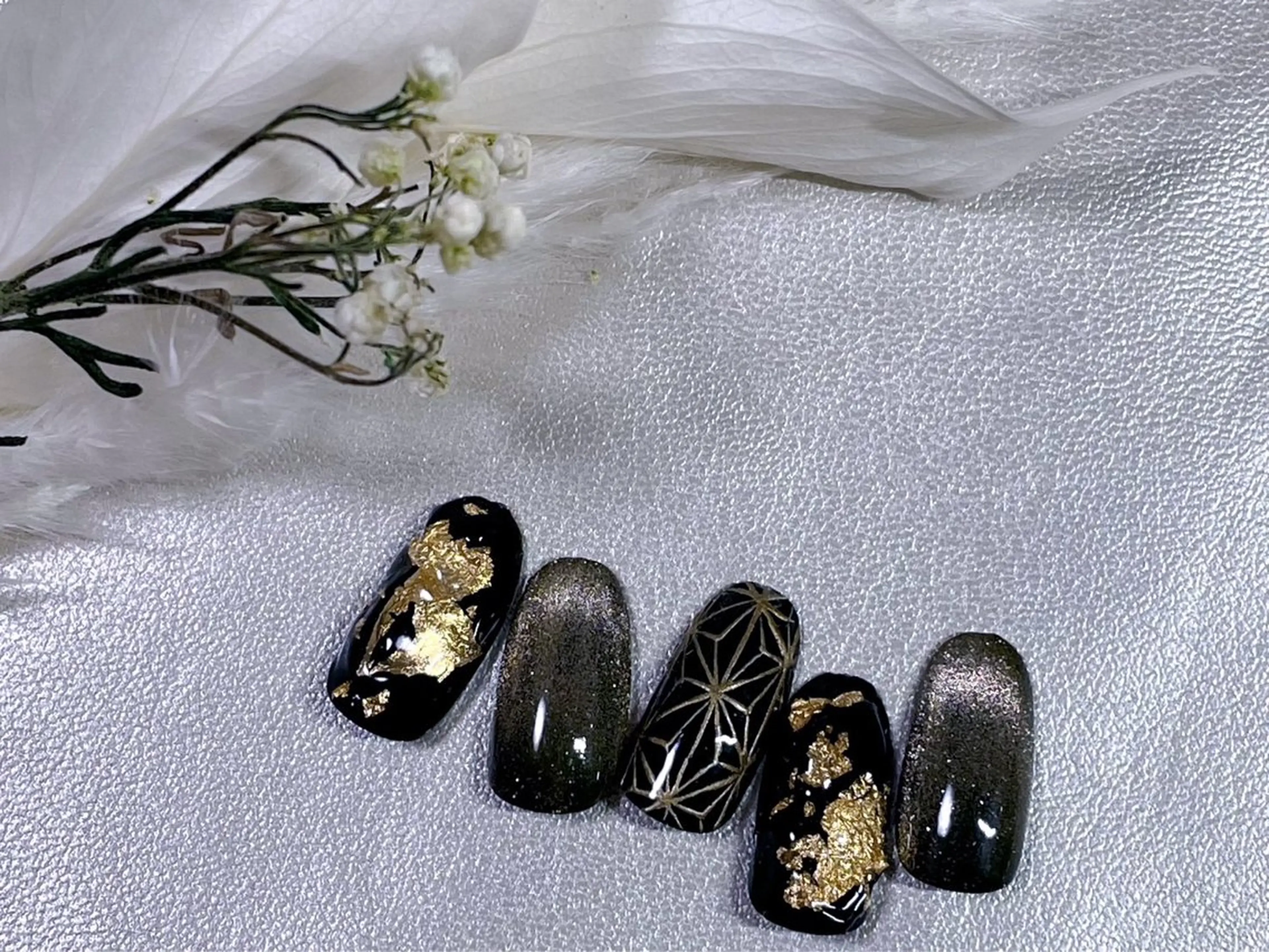 ネイル 成人式 ジェルネイル 韓国ネイル メンズネイル 持ち込み kiki nail たまプラーザのネイルデザイン