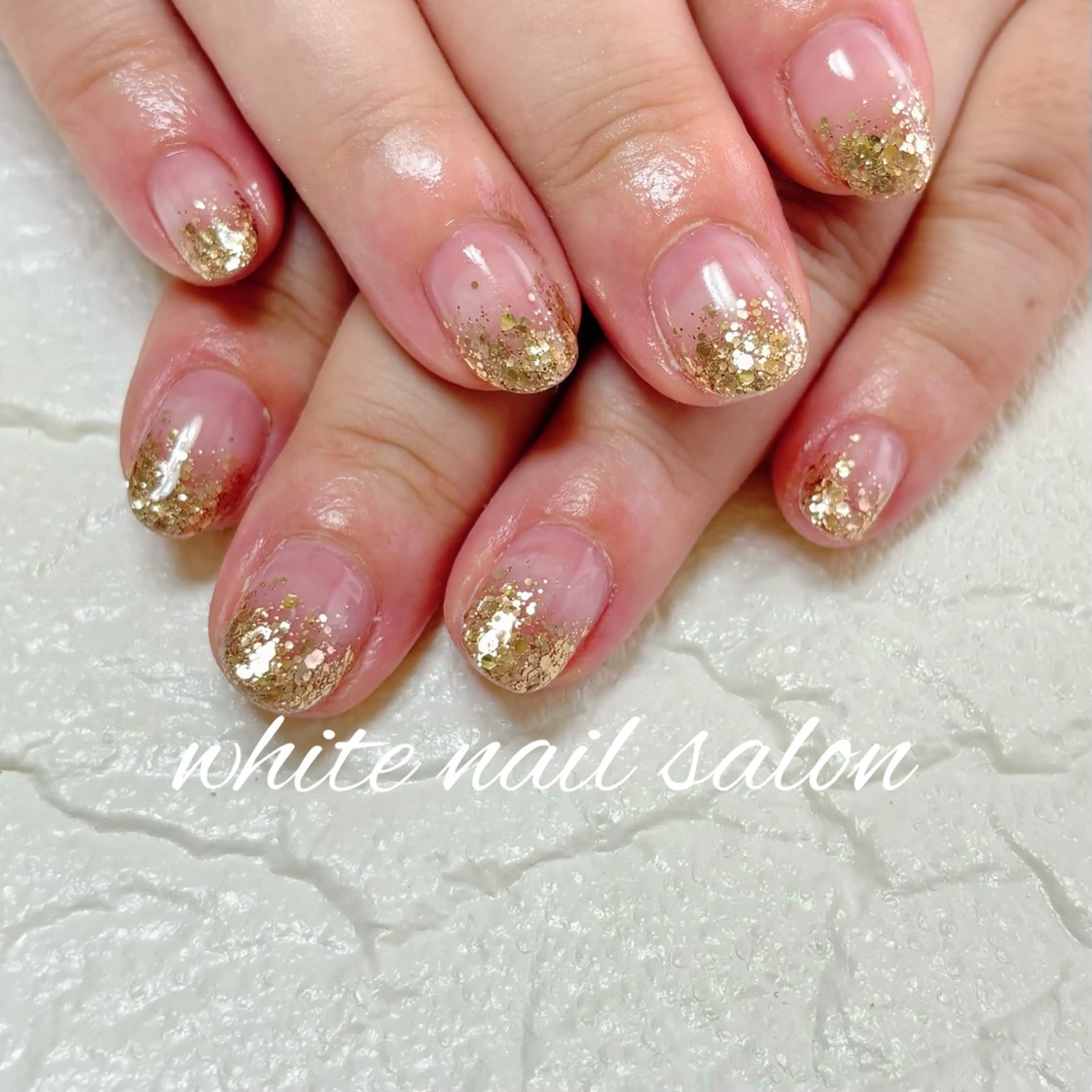 ネイル ホワイト ハンドネイル white nail salonのネイルデザイン