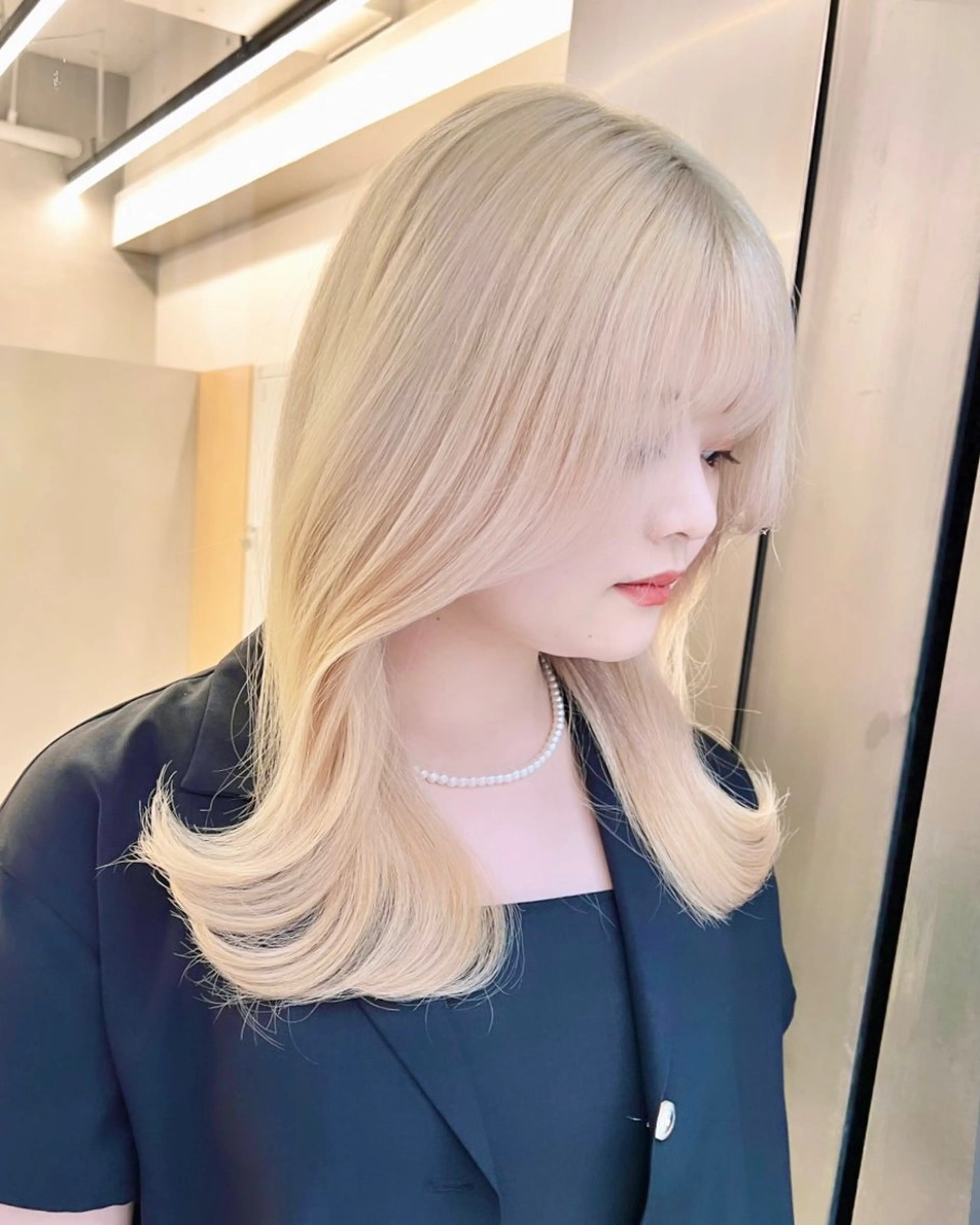 ミディアム カラー カット ヘアカラー トリートメント カラー系/カット特化 🟠オオタキマサシのヘアスタイル