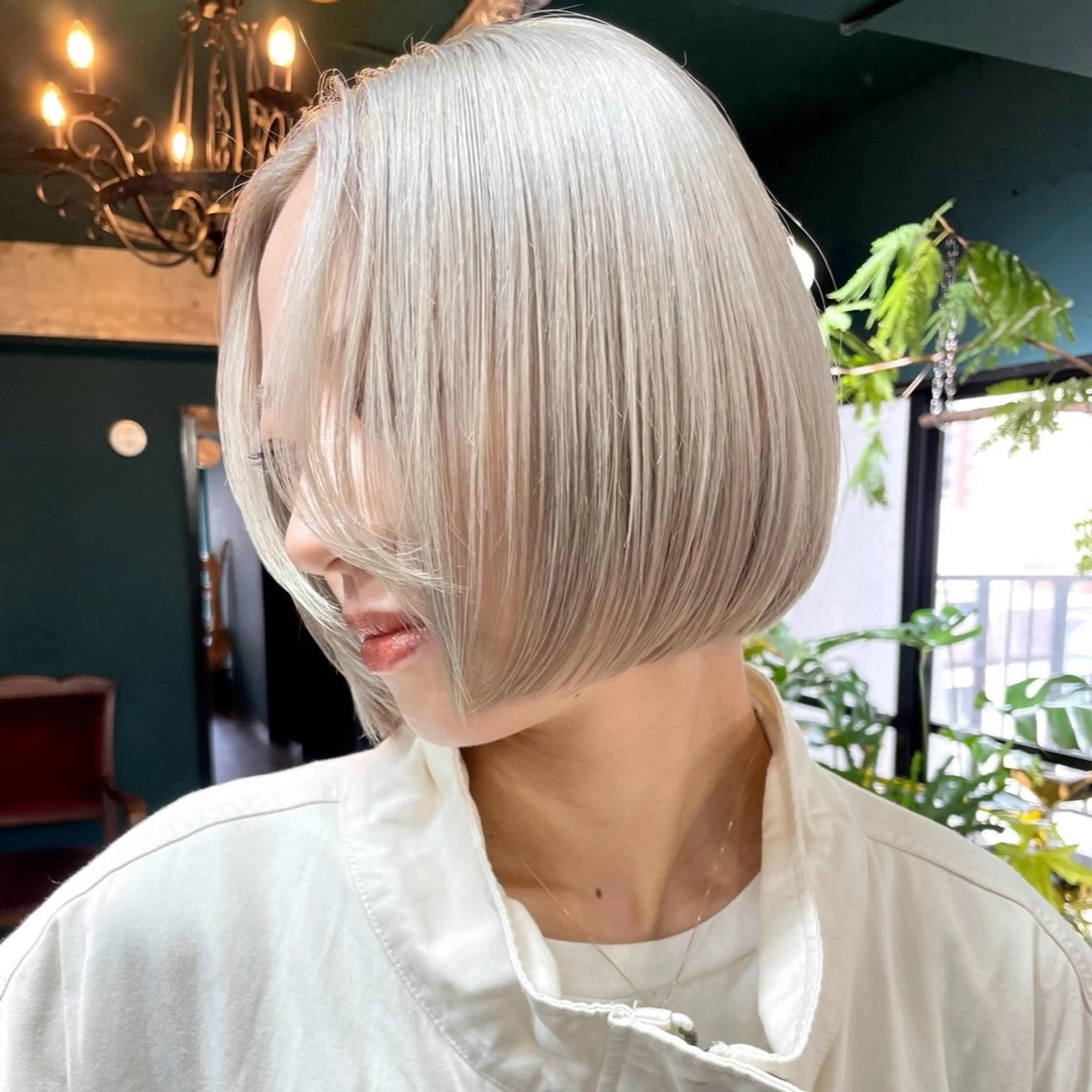ミディアム ヘアカラー vivre libreのヘアスタイル