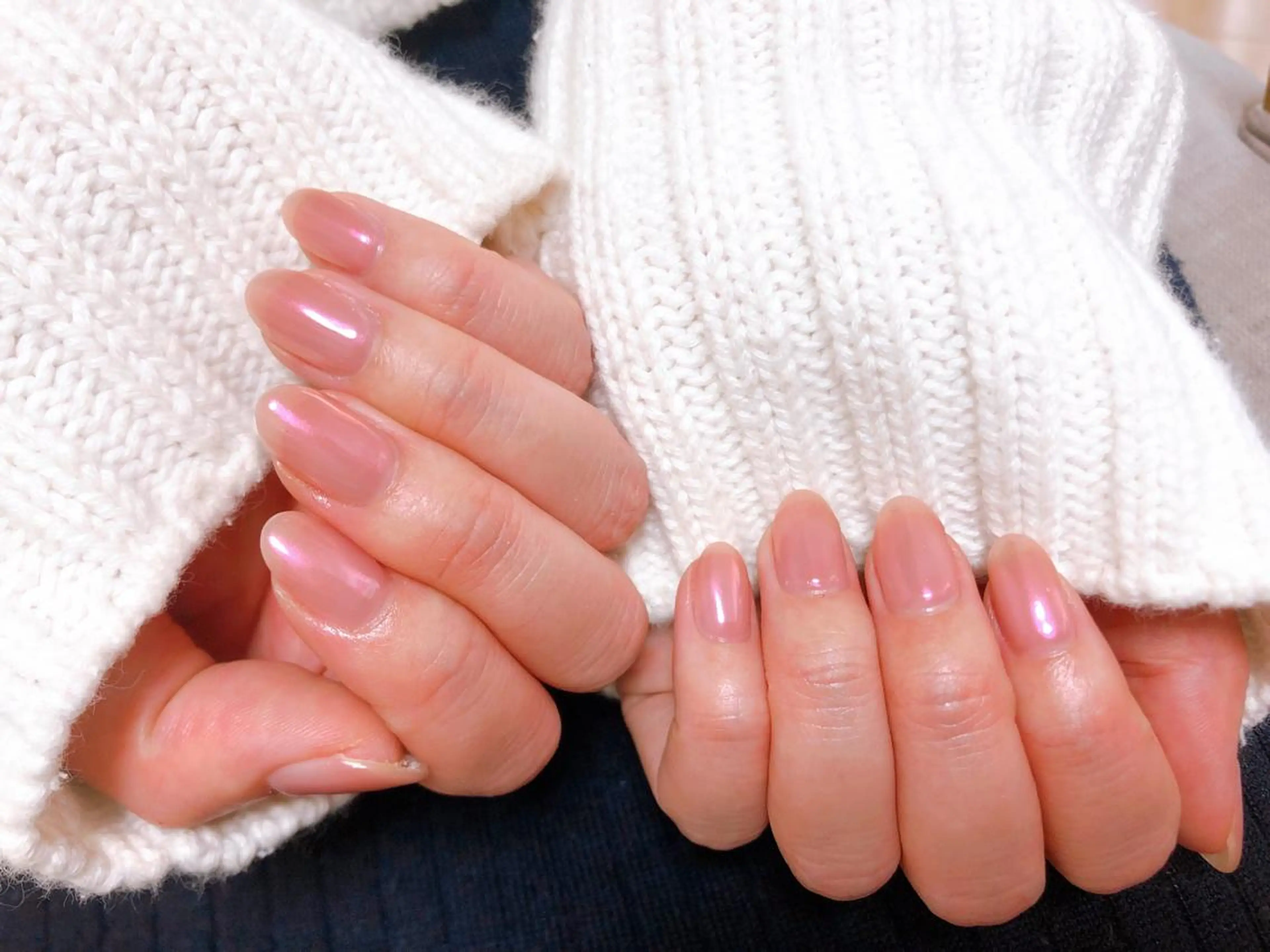 ネイル オーロラネイル 桜ネイル フレンチネイル ジェルネイル ガラスフレンチ ハンドネイル kiki nail &brow二子玉川の眉毛・アイブロウイメージ