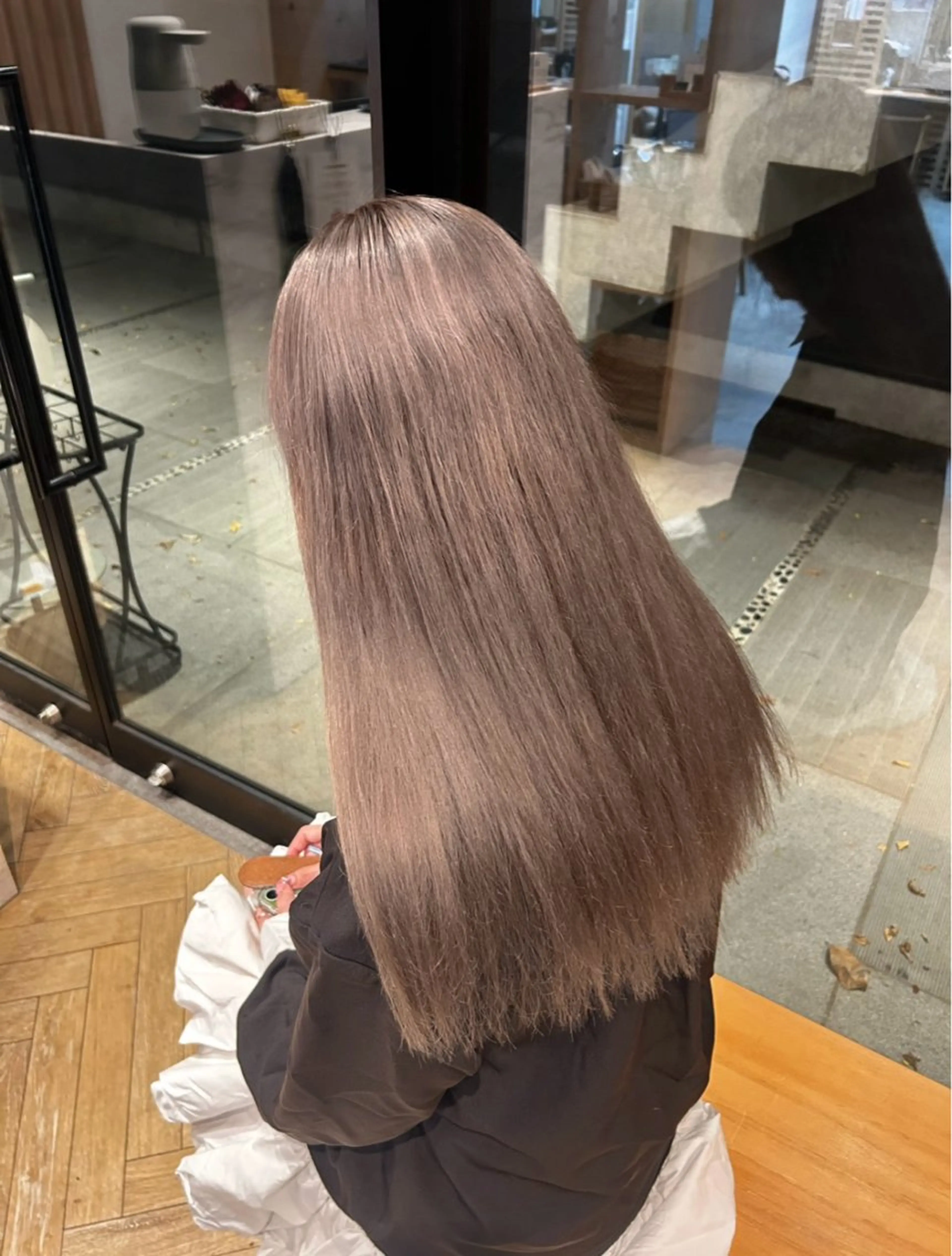 ロング カット ヘアカラー トリートメント ヘッドスパ ヘアセット 🌸透明感/レイヤー / 栗林 彩🌸のヘアスタイル