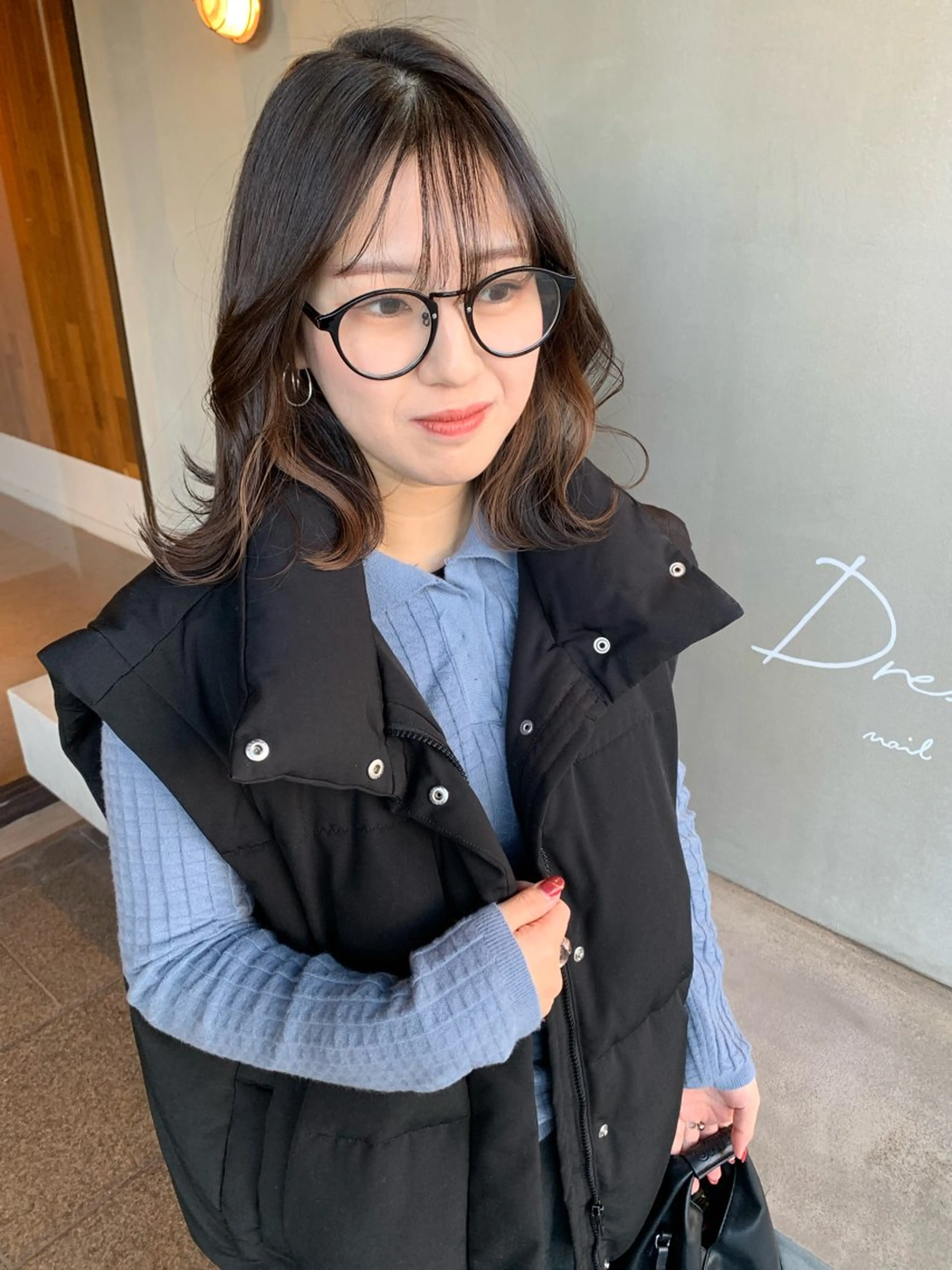 ミディアム カラー ヘアカラー ブリーチ/アレンジ 天満/chihiroのヘアスタイル