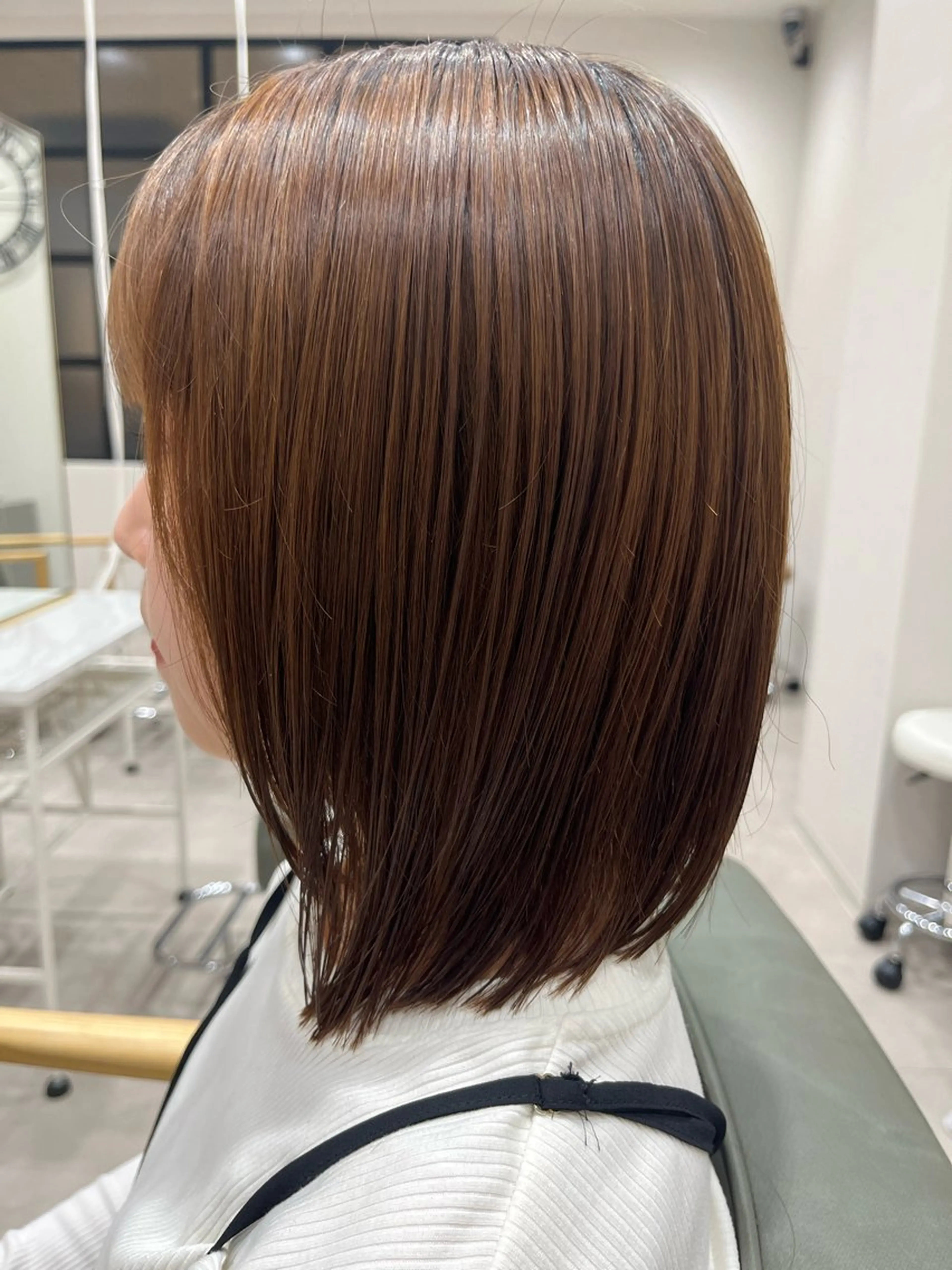 ミディアム 💜N°大分💜 三浦のヘアスタイル