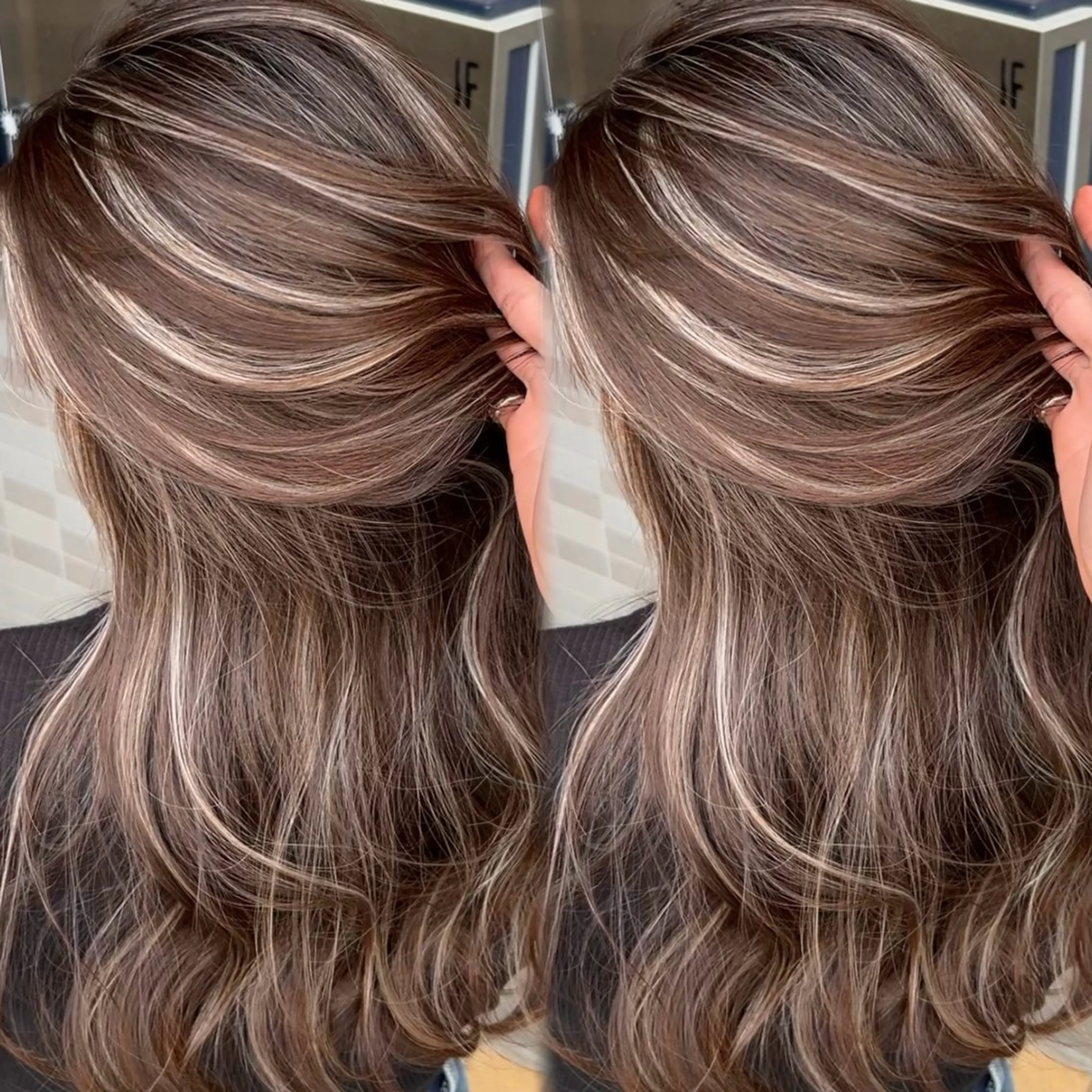 ロング ヘアカラー sera 🎀ベージュのヘアスタイル