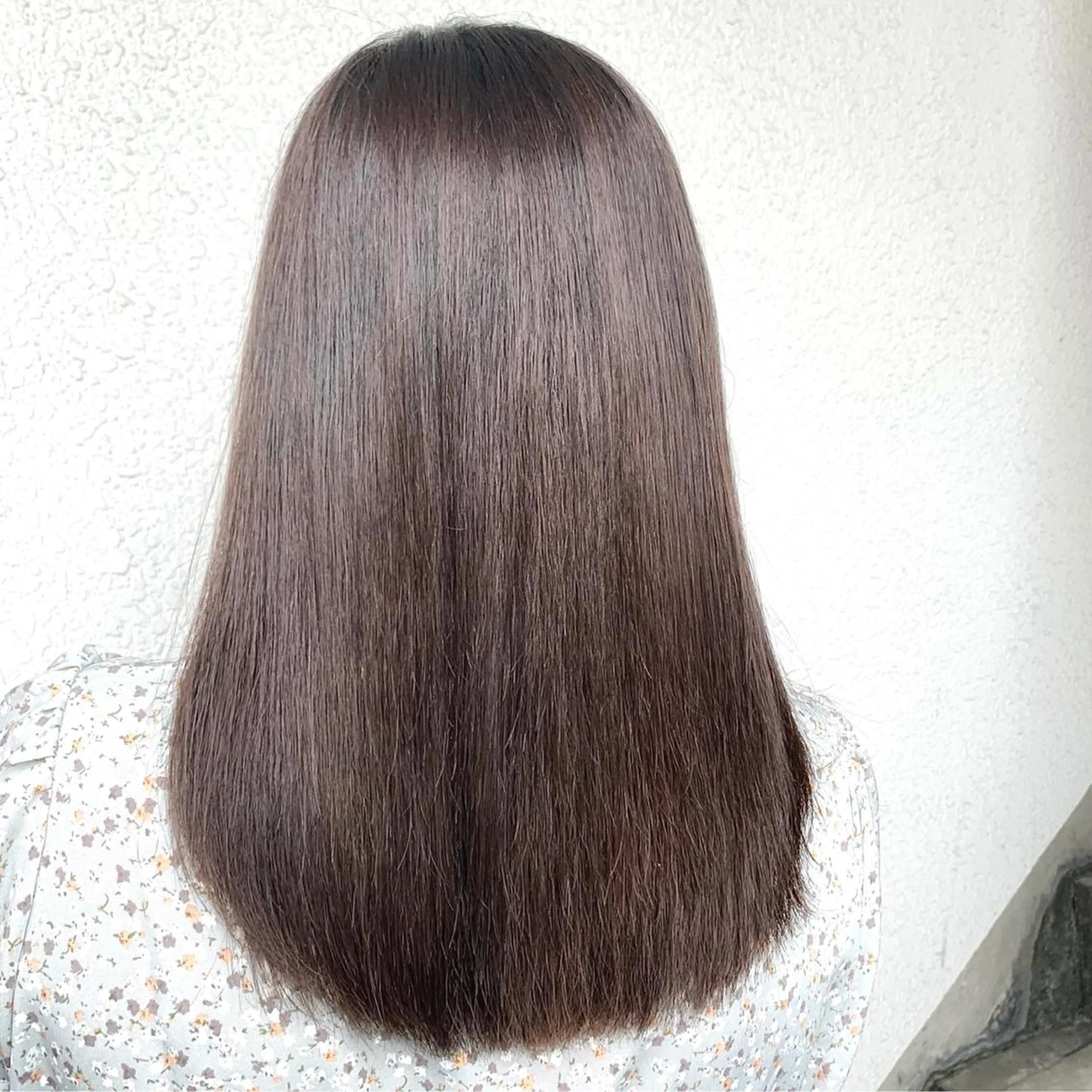 セミロング カラー ショコラグレージュ グレージュ ✨️美髪矯正×似合わ せ艶カラー✨藤田透のヘアスタイル