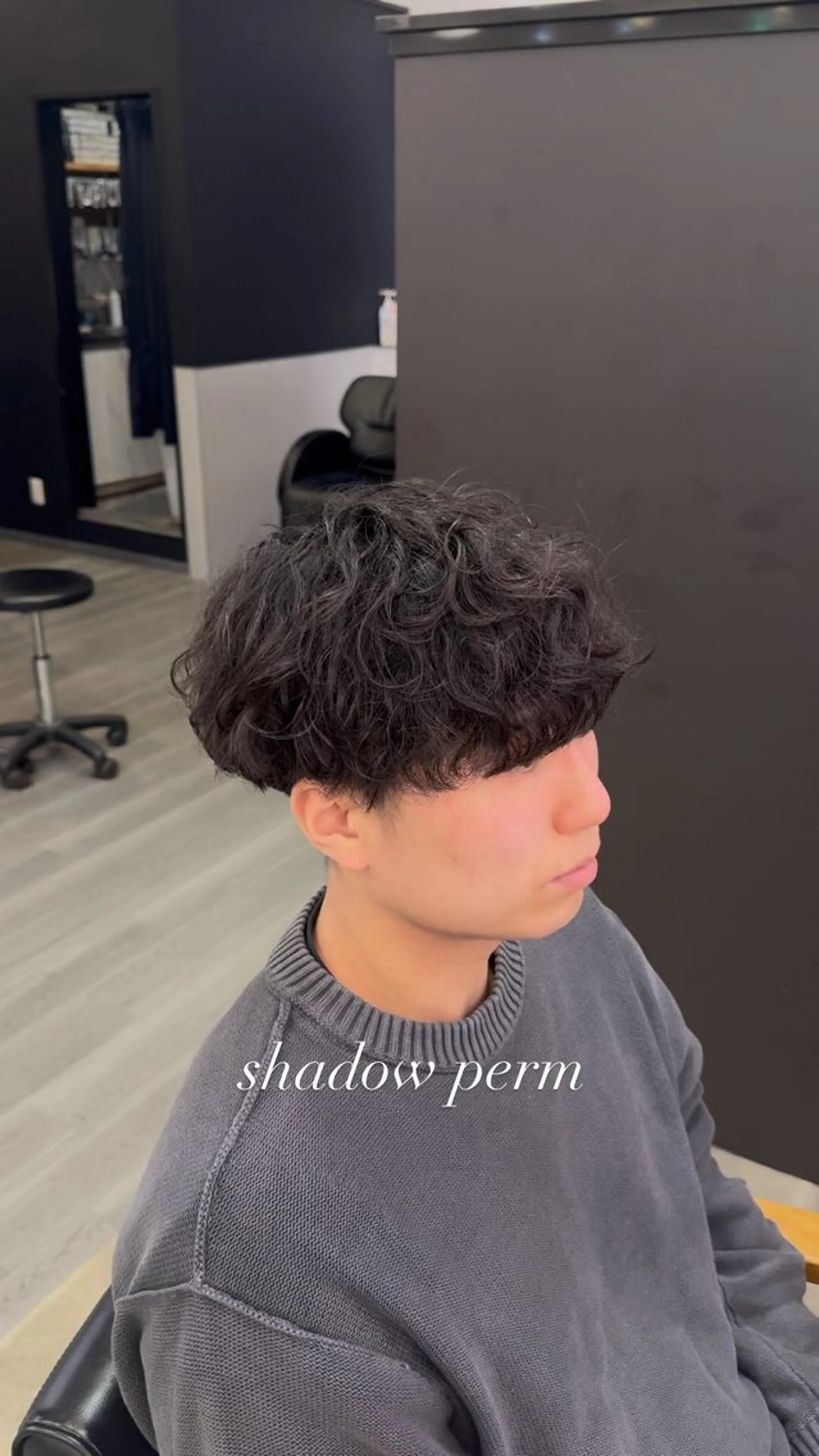 パーマ メンズ 藤田 翔稀のヘアスタイル