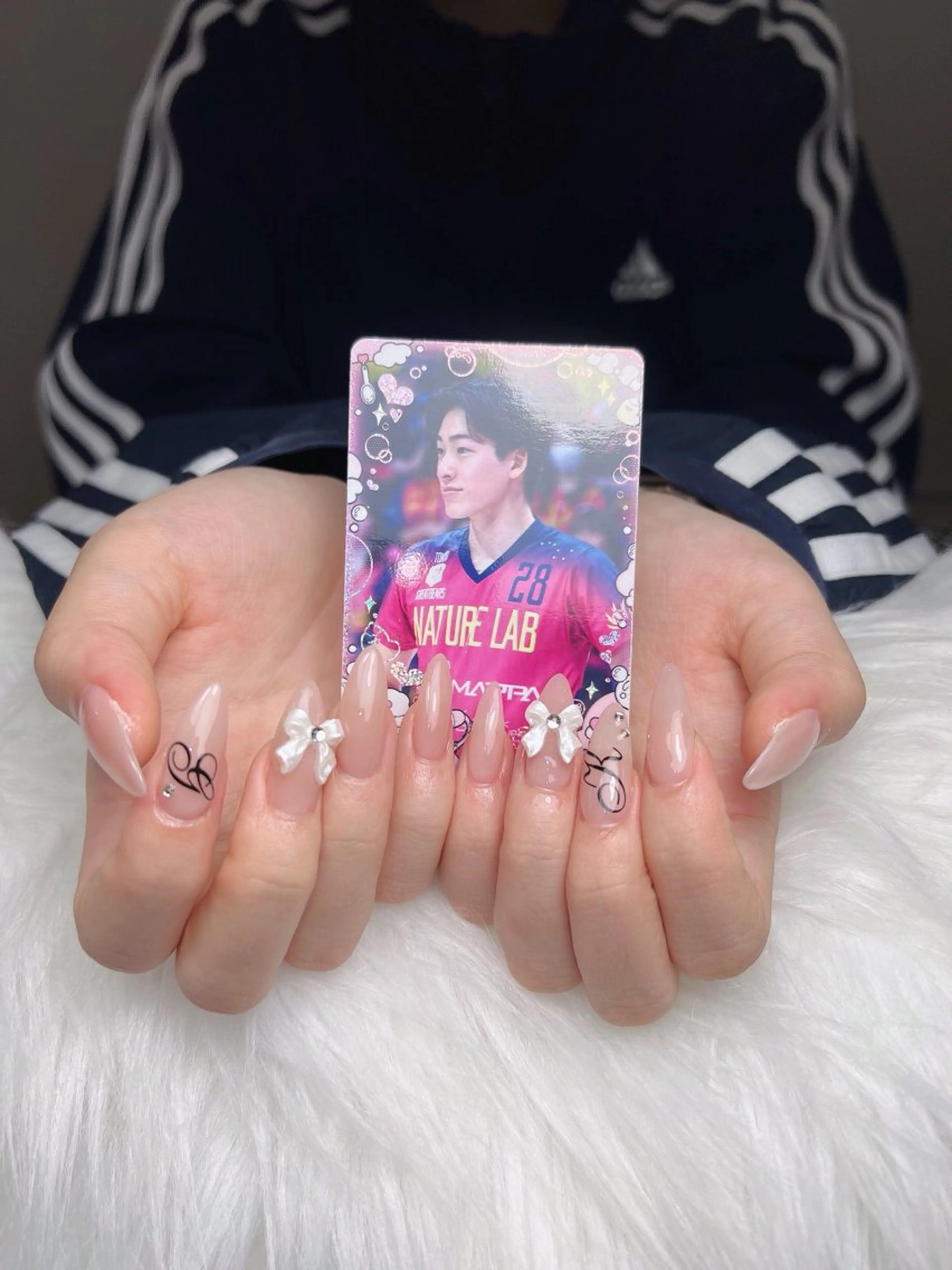ネイル オーロラネイル ボルドー ブラウン 氷ネイル・うるうるネイル キラキラネイル ハンドネイル Sora  Nail 長さ出し専門店のネイルデザイン