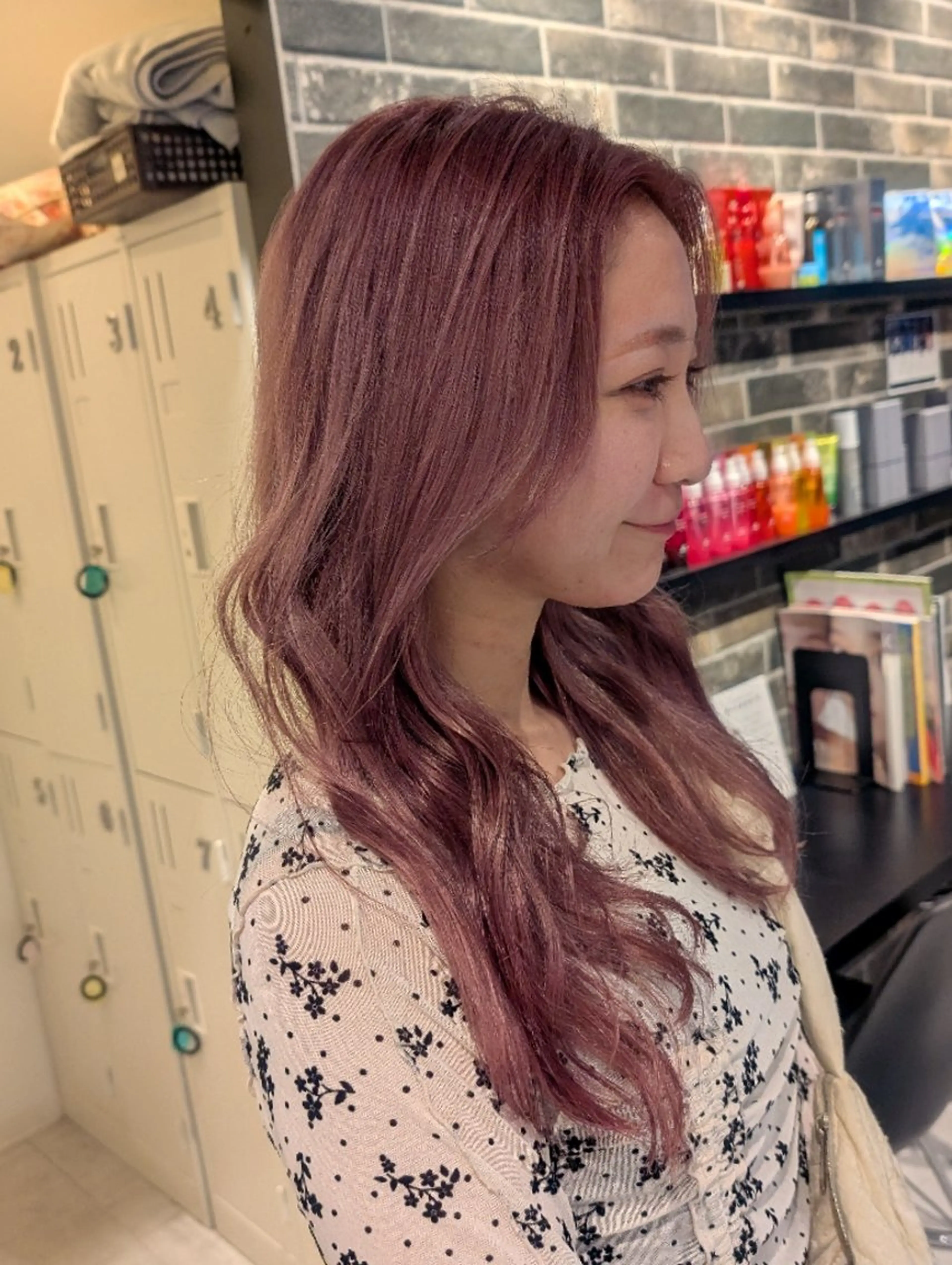ロング ピンクラベンダー 河野日南/メンズ全般 /ヘアケア/髪質改善のヘアスタイル