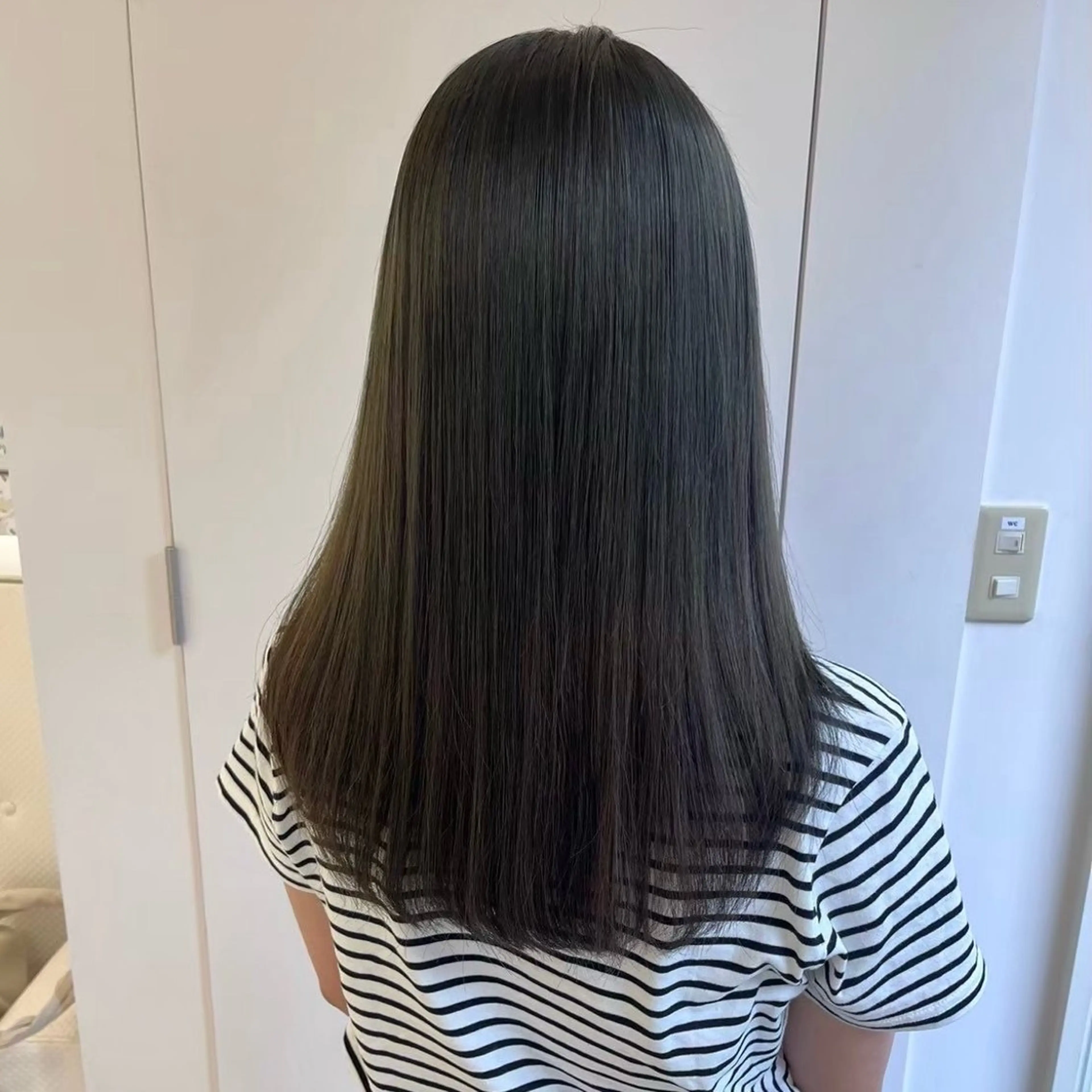 ロング カラー ヘアカラー Parve Mix 森 美遥🇰🇷🩶のヘアスタイル