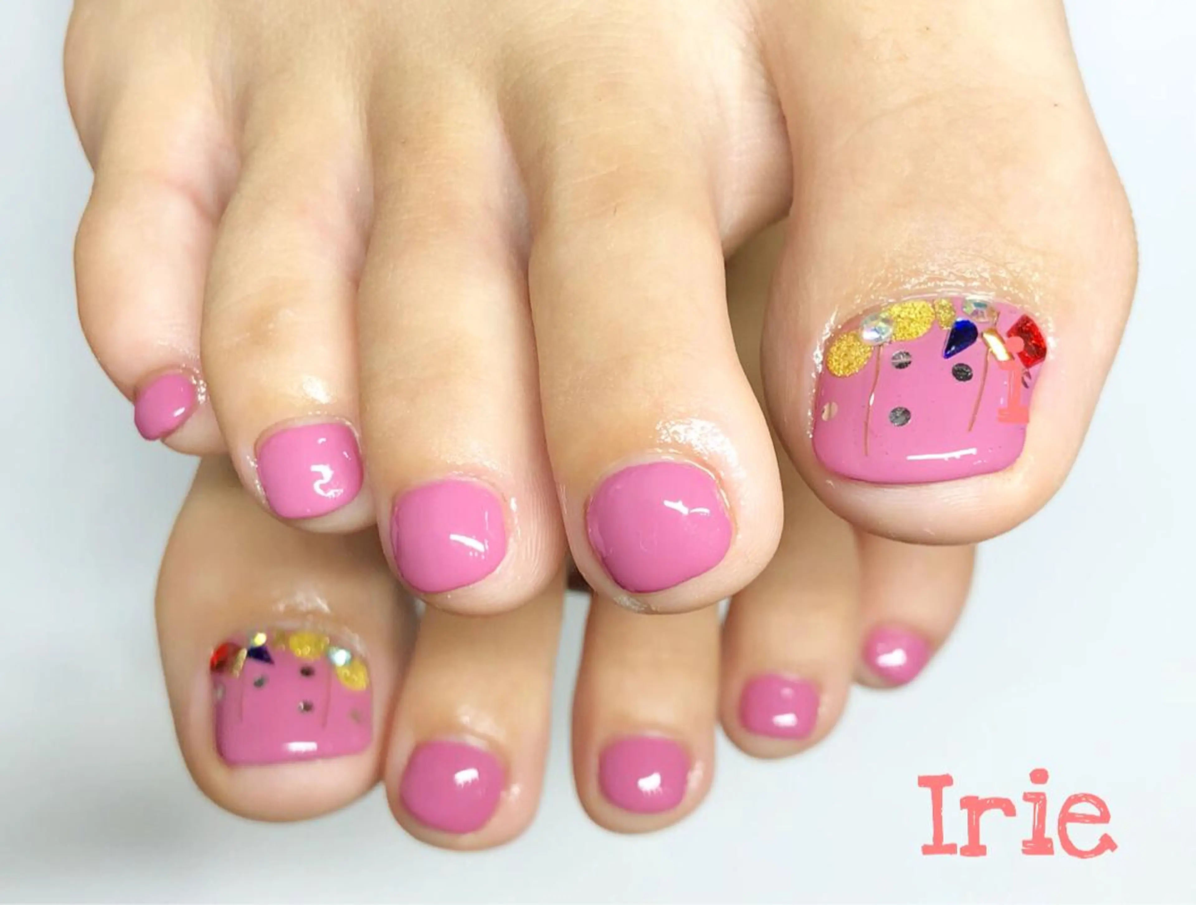 ネイル アートネイル シンプルネイル 與儀 知佳のネイルデザイン