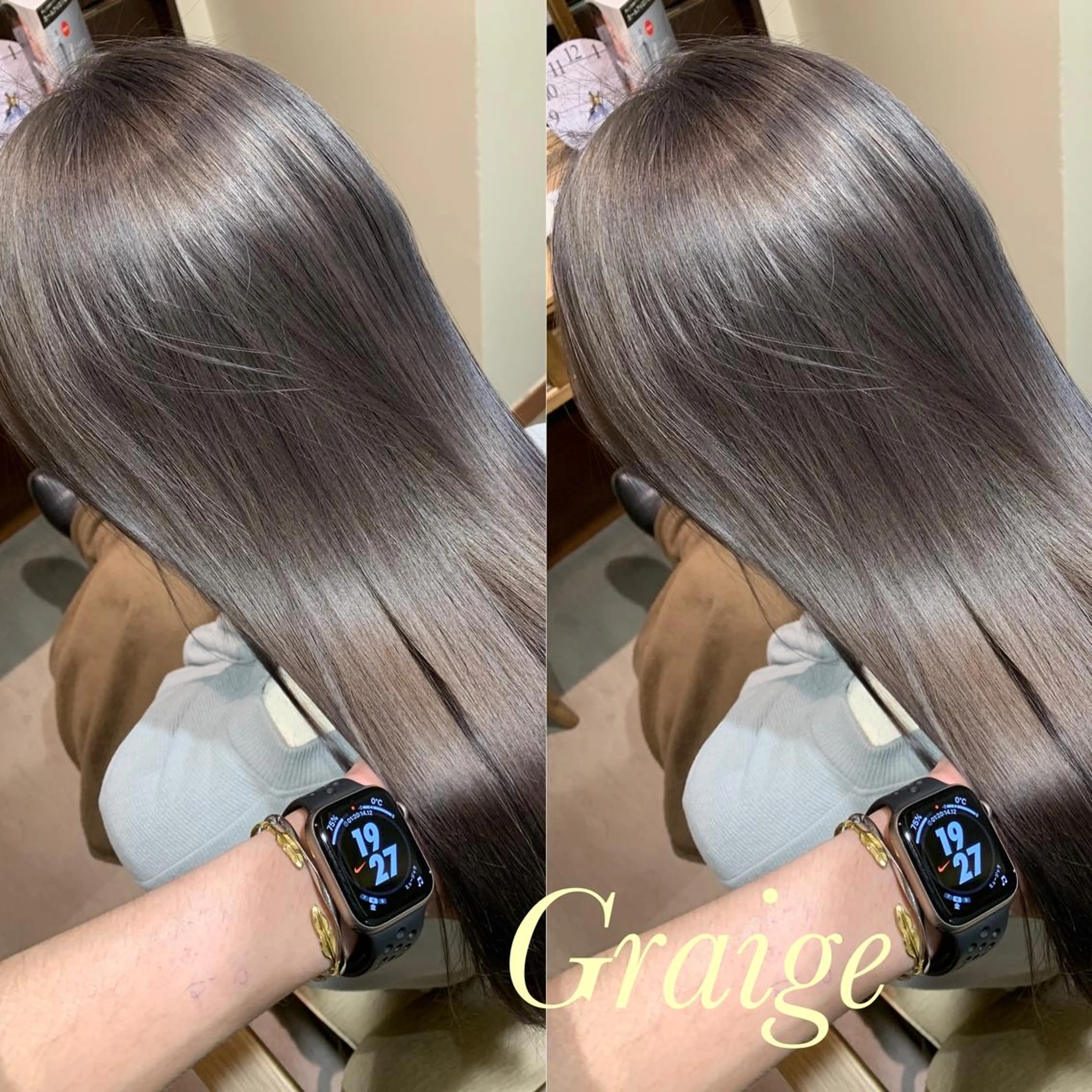 ロング カラー ヘアカラー トリートメント カラーなら川嶋宏旭✨ salonLEPIAのヘアスタイル