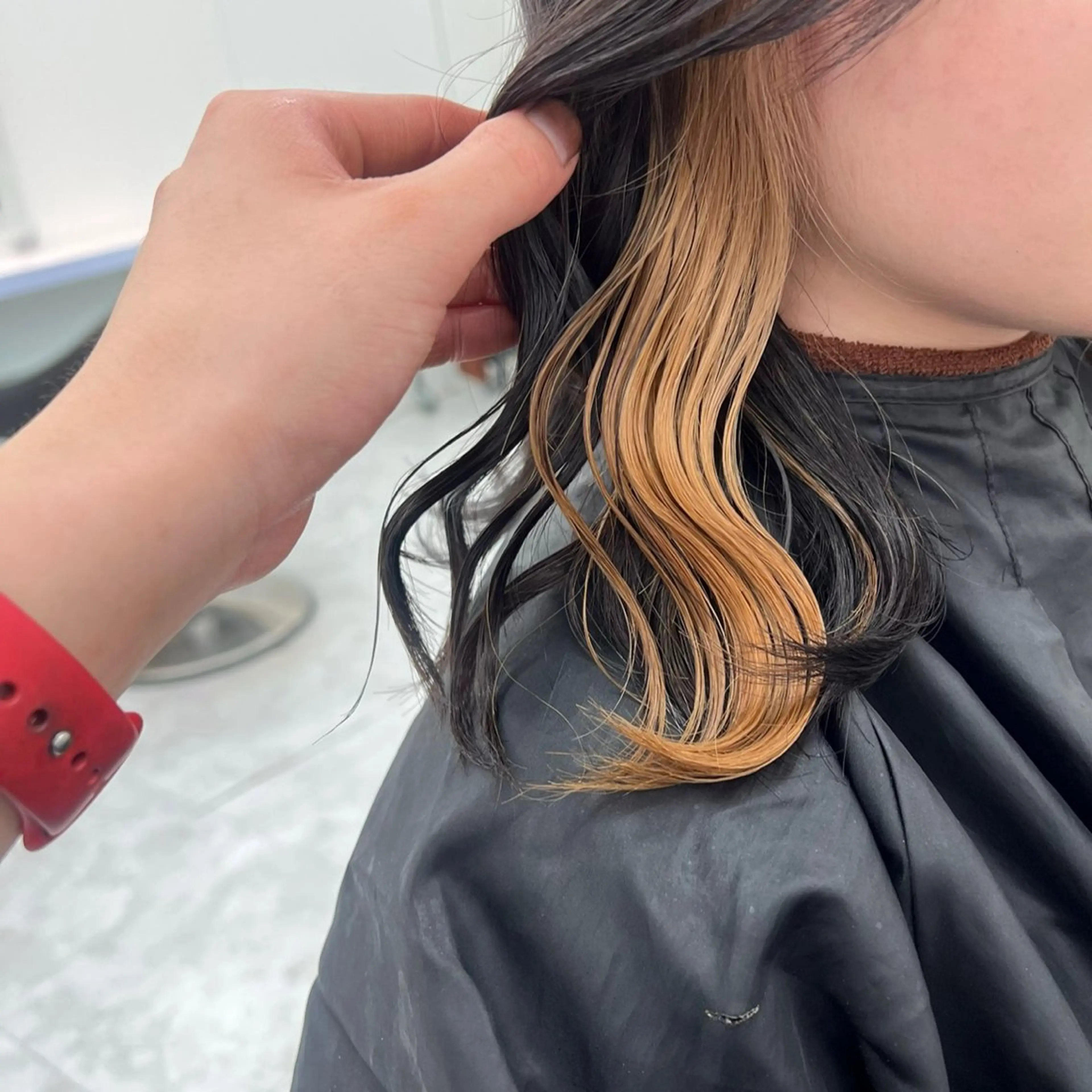 ミディアム カラー ヘアカラー トリートメント ヘッドスパ ヘアセット 韓国スタイル🇰🇷 トレンドレイヤー🪡のヘアスタイル