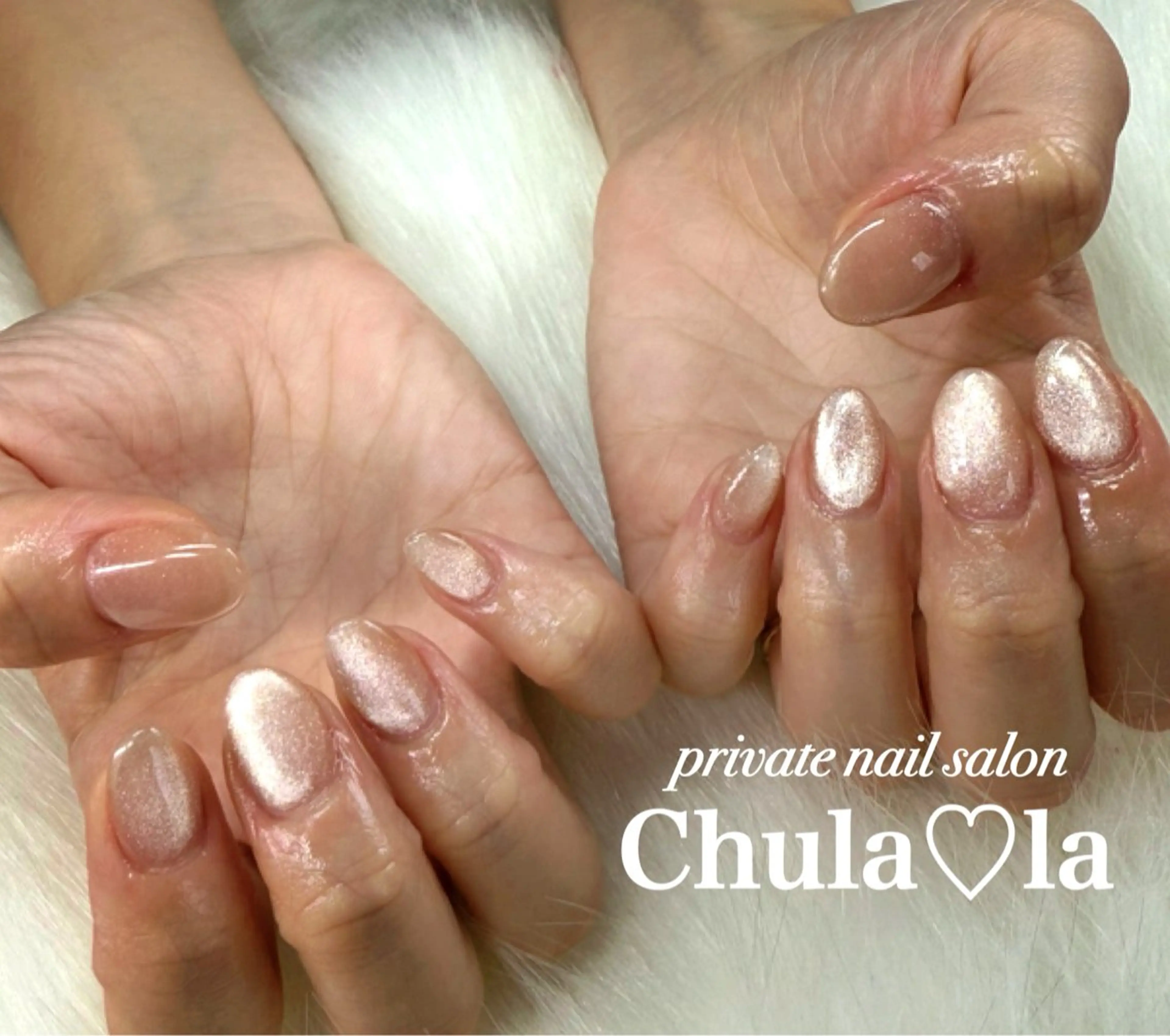 ネイル マグネットネイル ハンドネイル Chula♡la 豊見城市高安のネイルデザイン