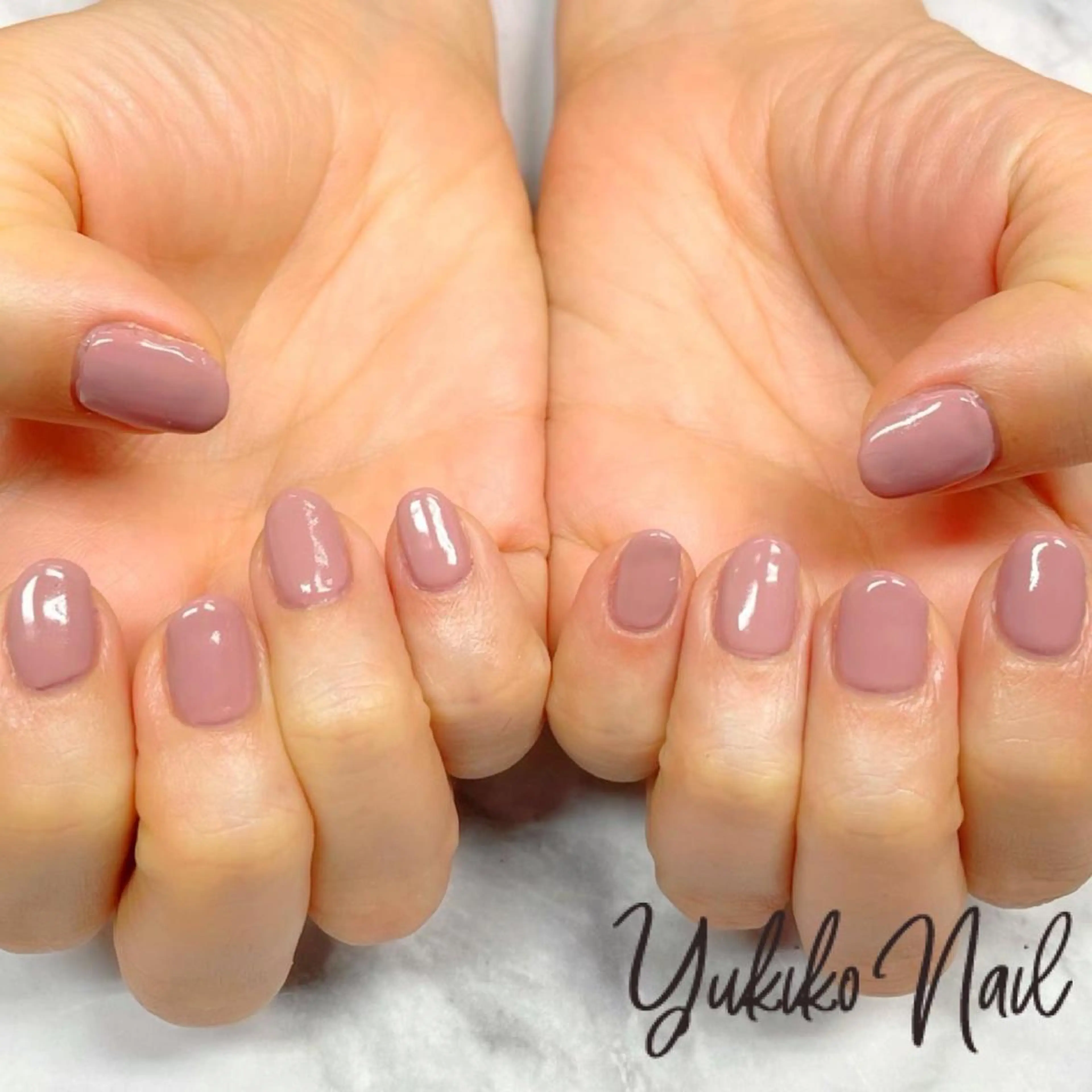 ネイル ワンカラーネイル ハンドネイル ユキコ ネイルのネイルデザイン
