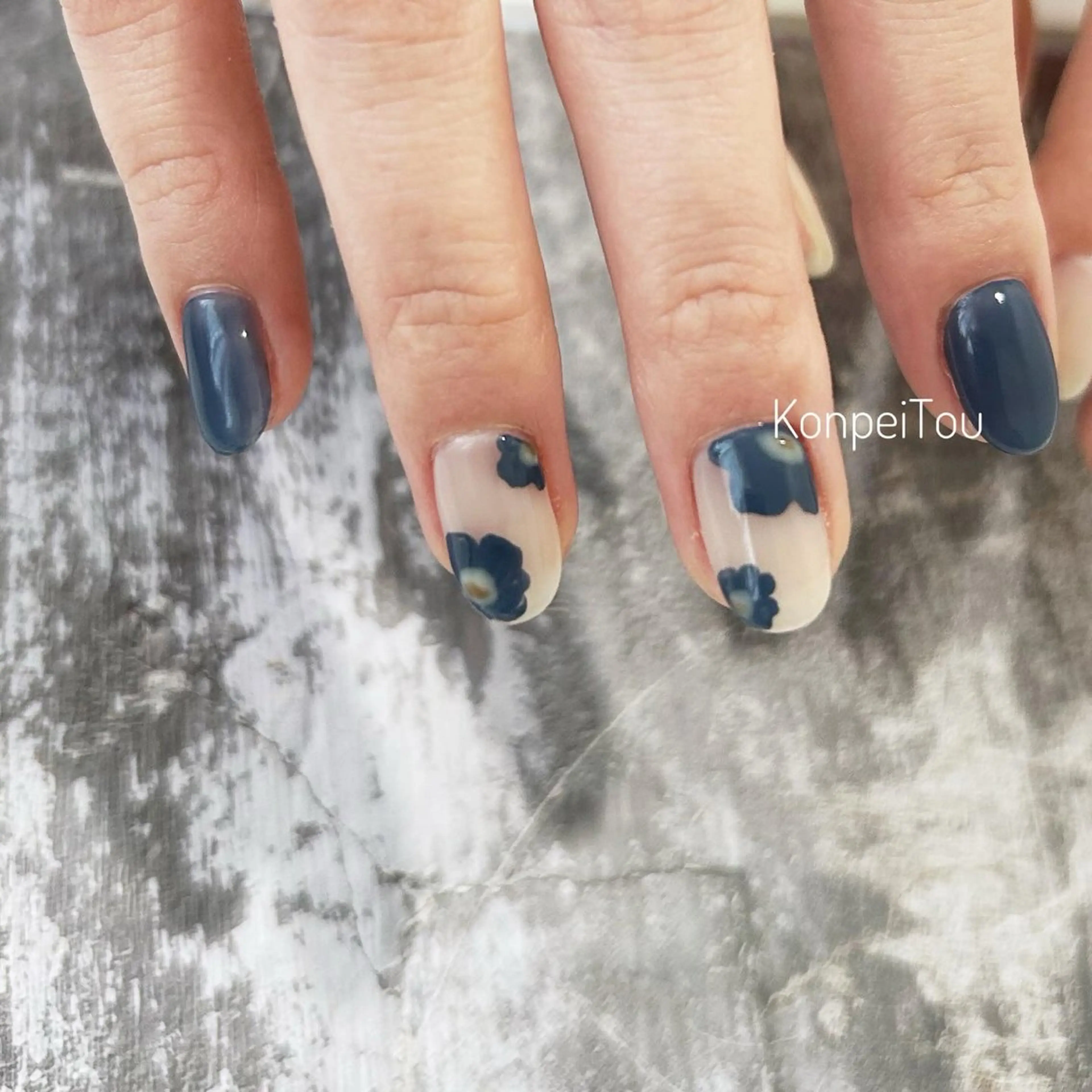 ネイル ハンドネイル おうちのネイルサロン konpeiTou〜こんぺいとう〜所属・おうちのネイルサロン KonpeiTouのネイルデザイン