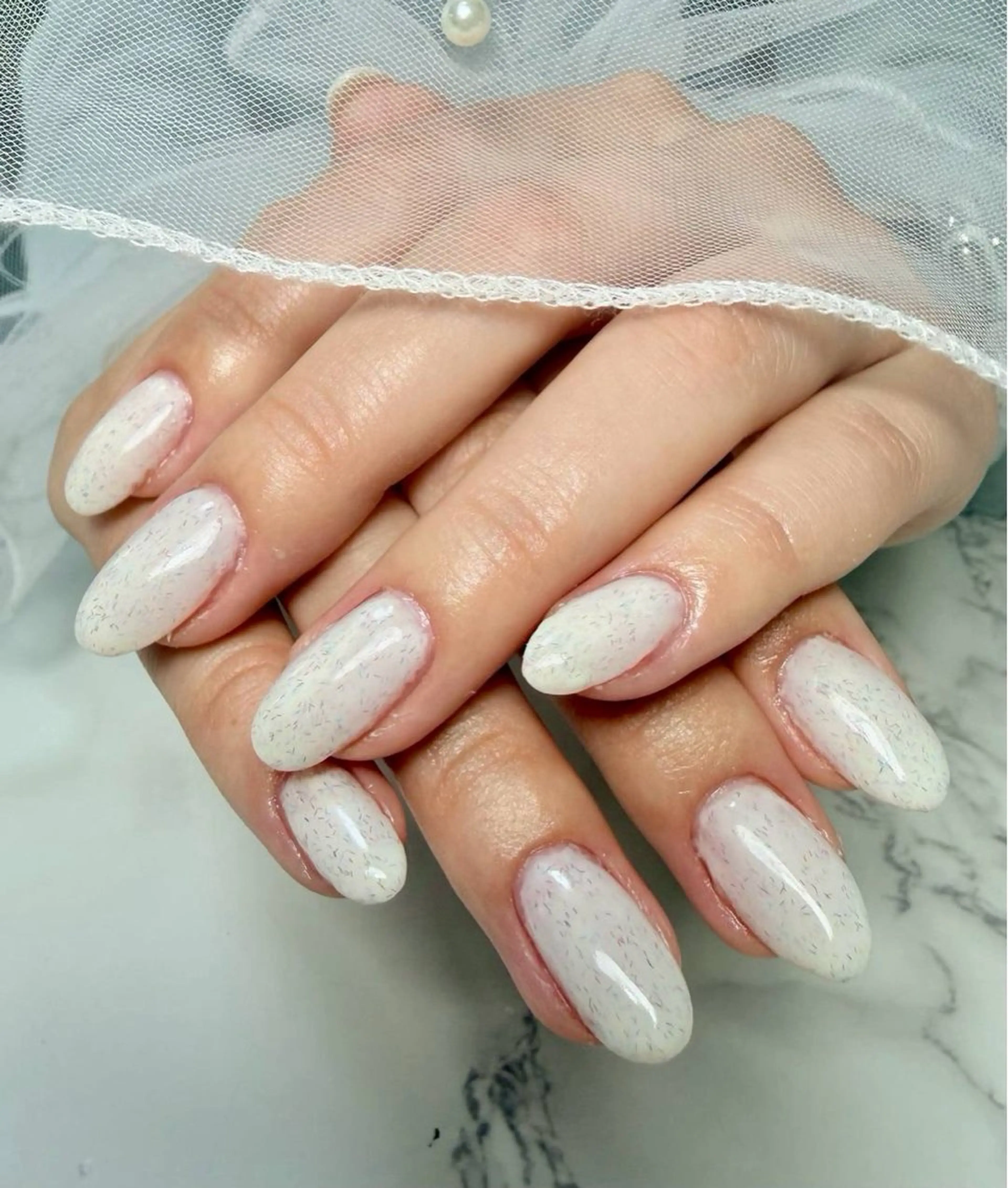 ネイル アートネイル チークネイル フラッシュネイル フラッシュマグ フレンチネイル M.N_ nailのネイルデザイン