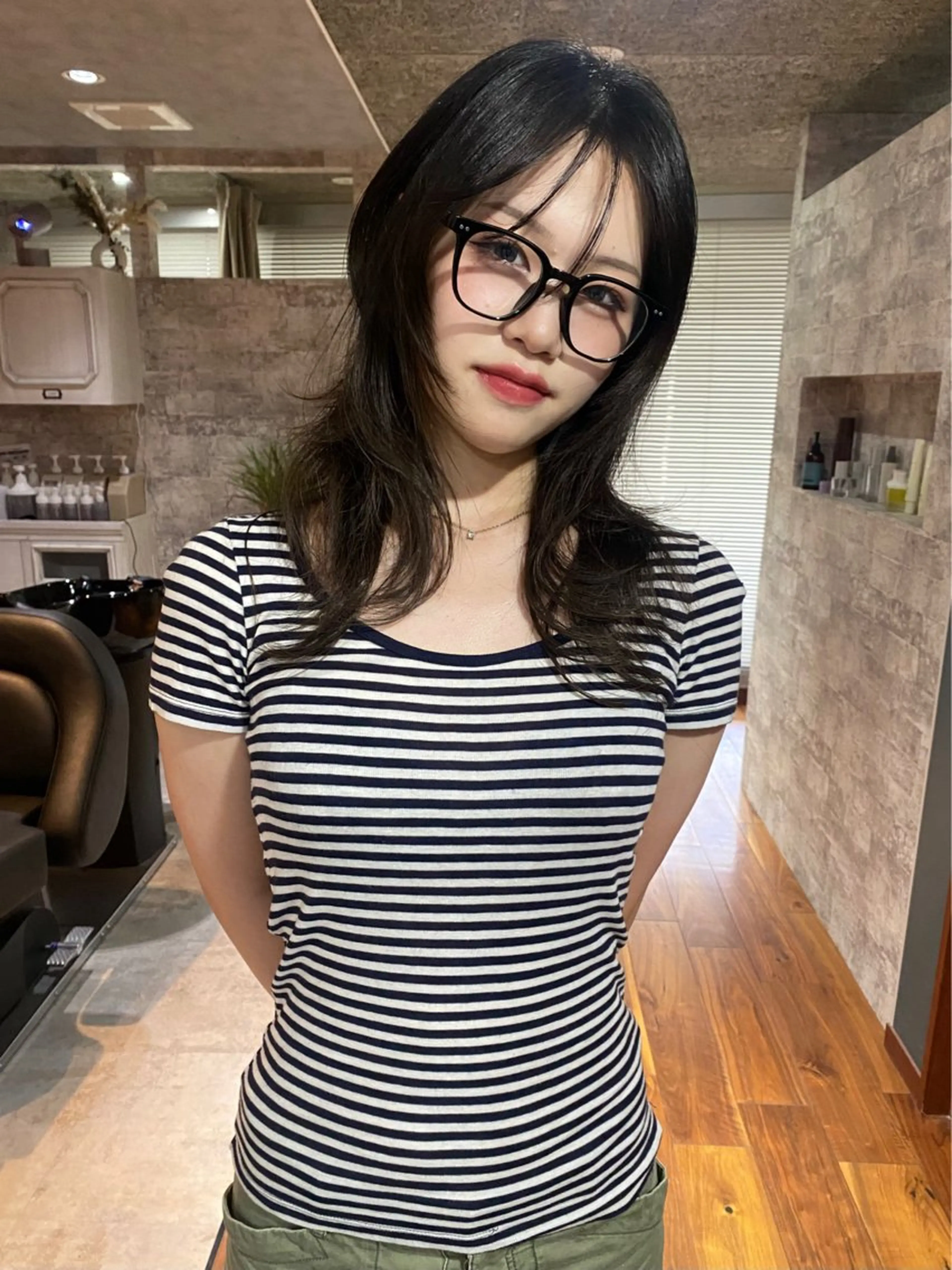 ロング カラー 似合わせカット カット ヘアカラー トリートメント mai / linoah˚✧のヘアスタイル