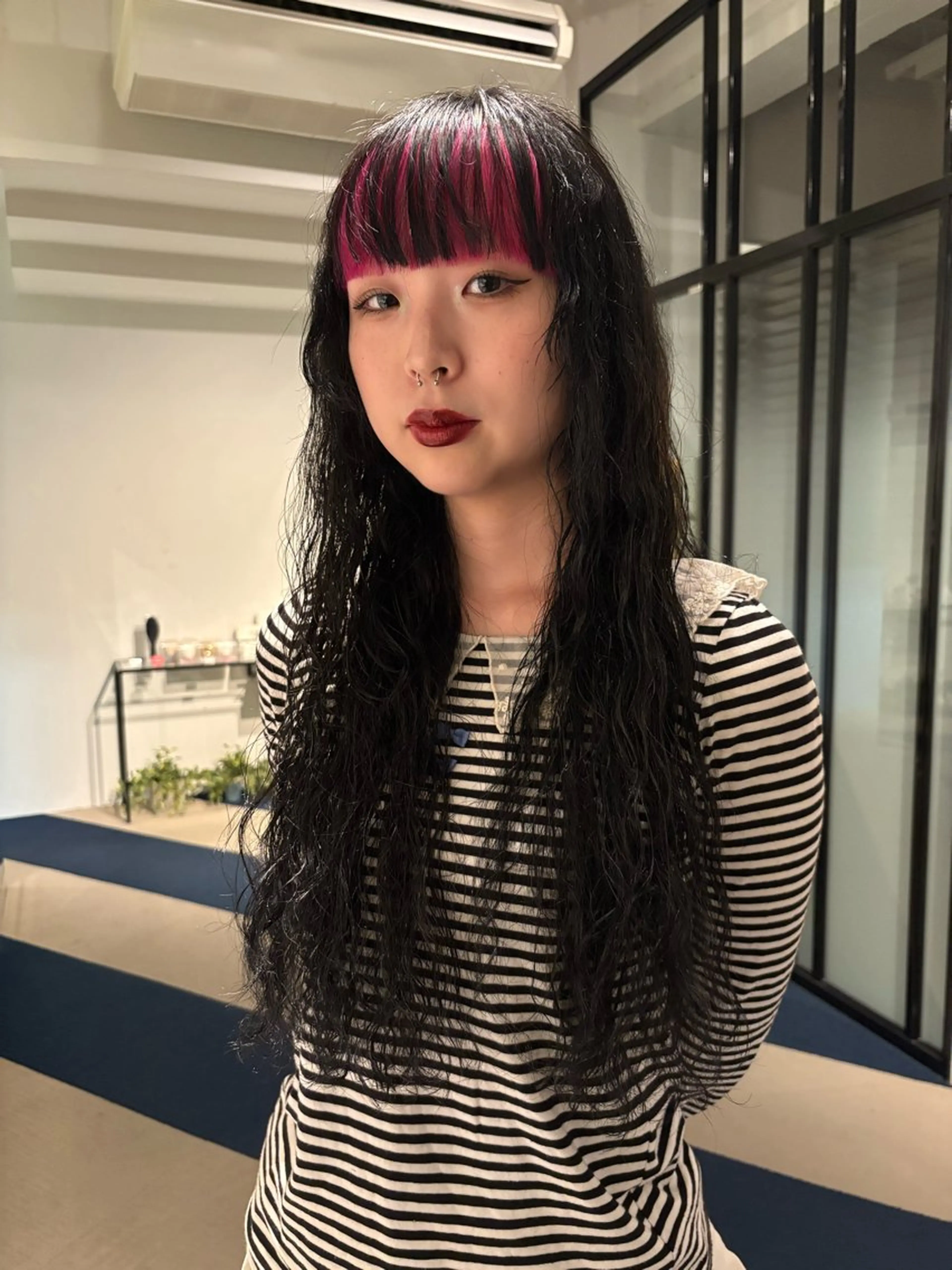 ロング カラー パーマ La Pensee/ カスヤリクのヘアスタイル