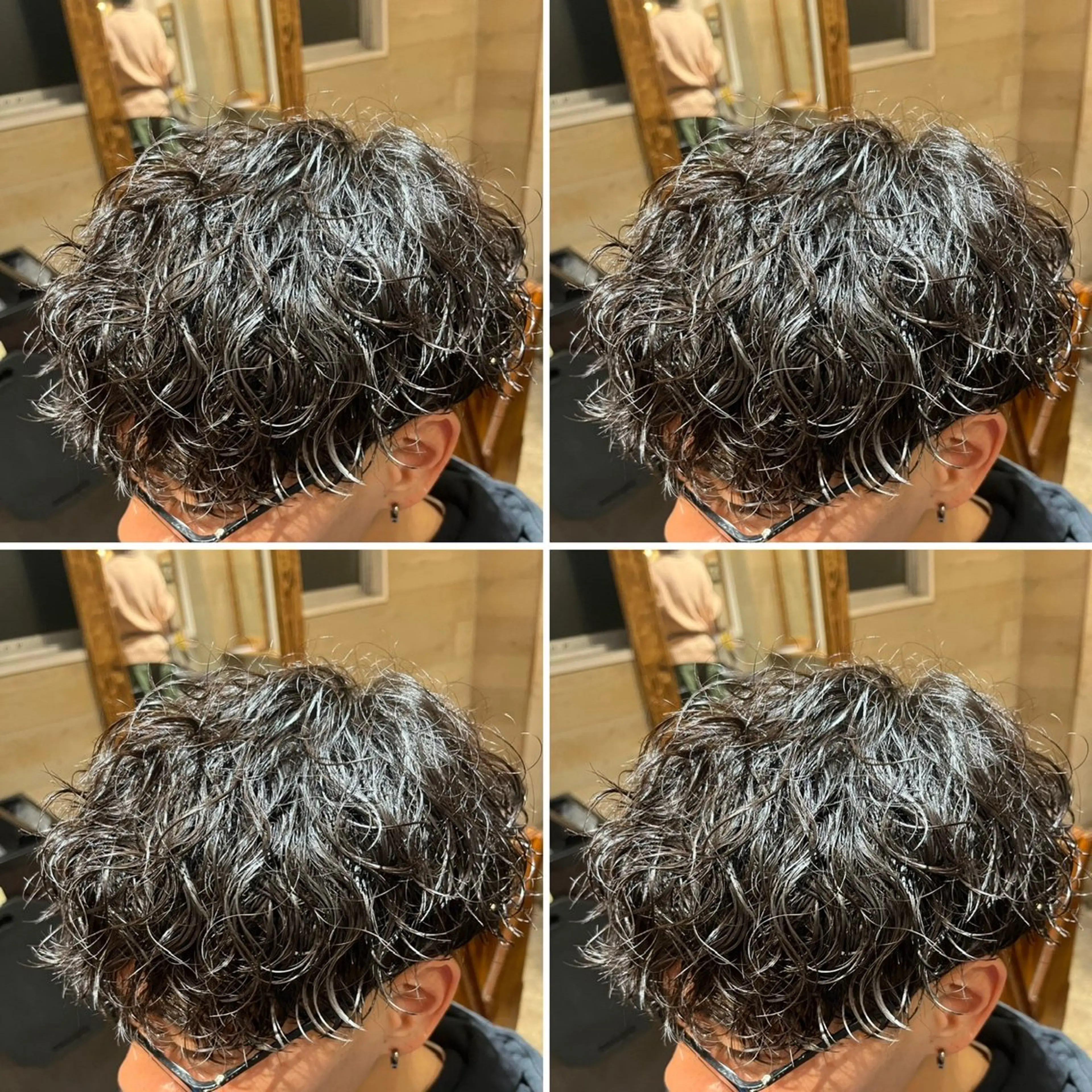パーマ メンズ カット パーマ トリートメント ヘアセット 💈メンズパーマ特化 店長望月謙二郎💈のヘアスタイル