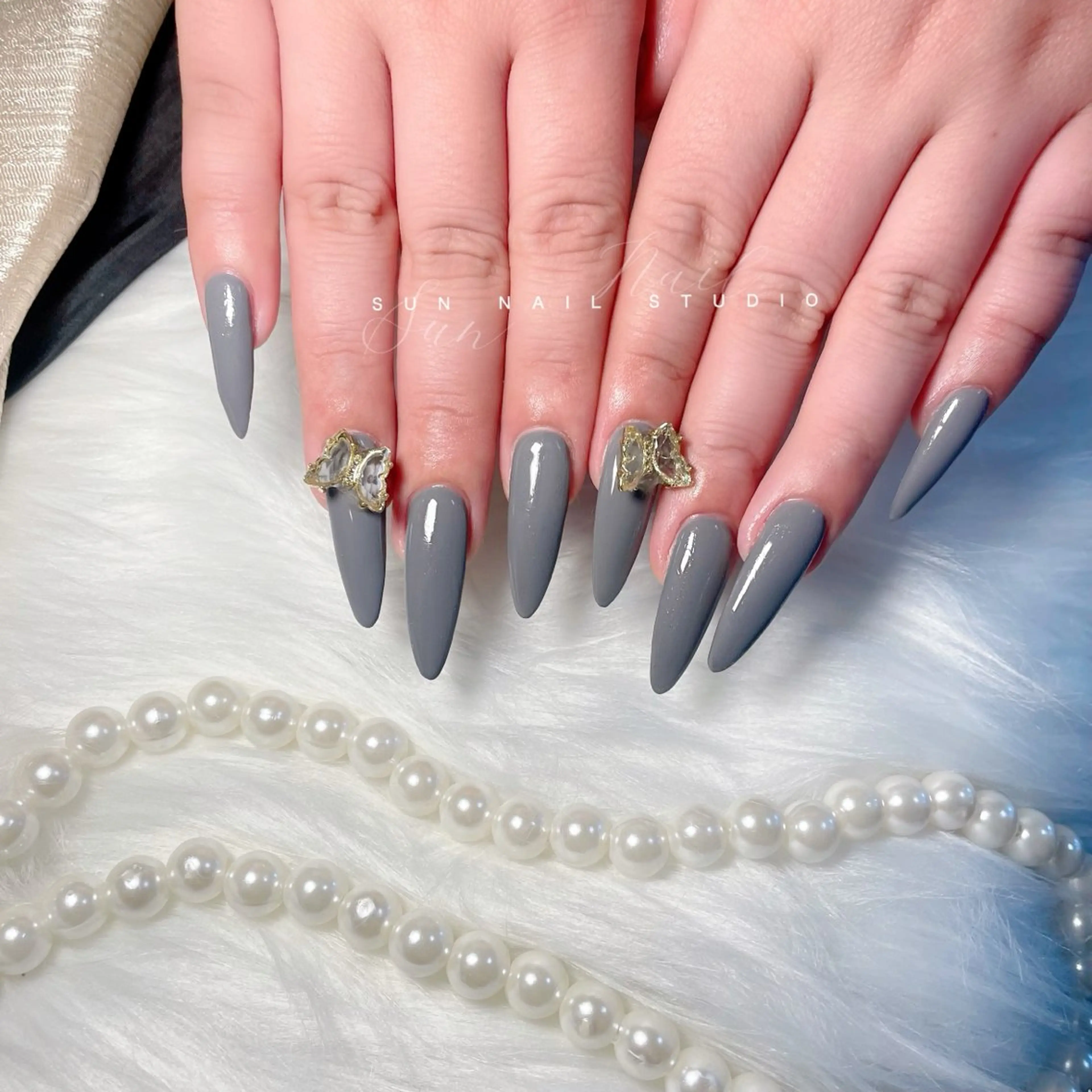 ネイル ロングネイル SUN nail上本町のネイルデザイン