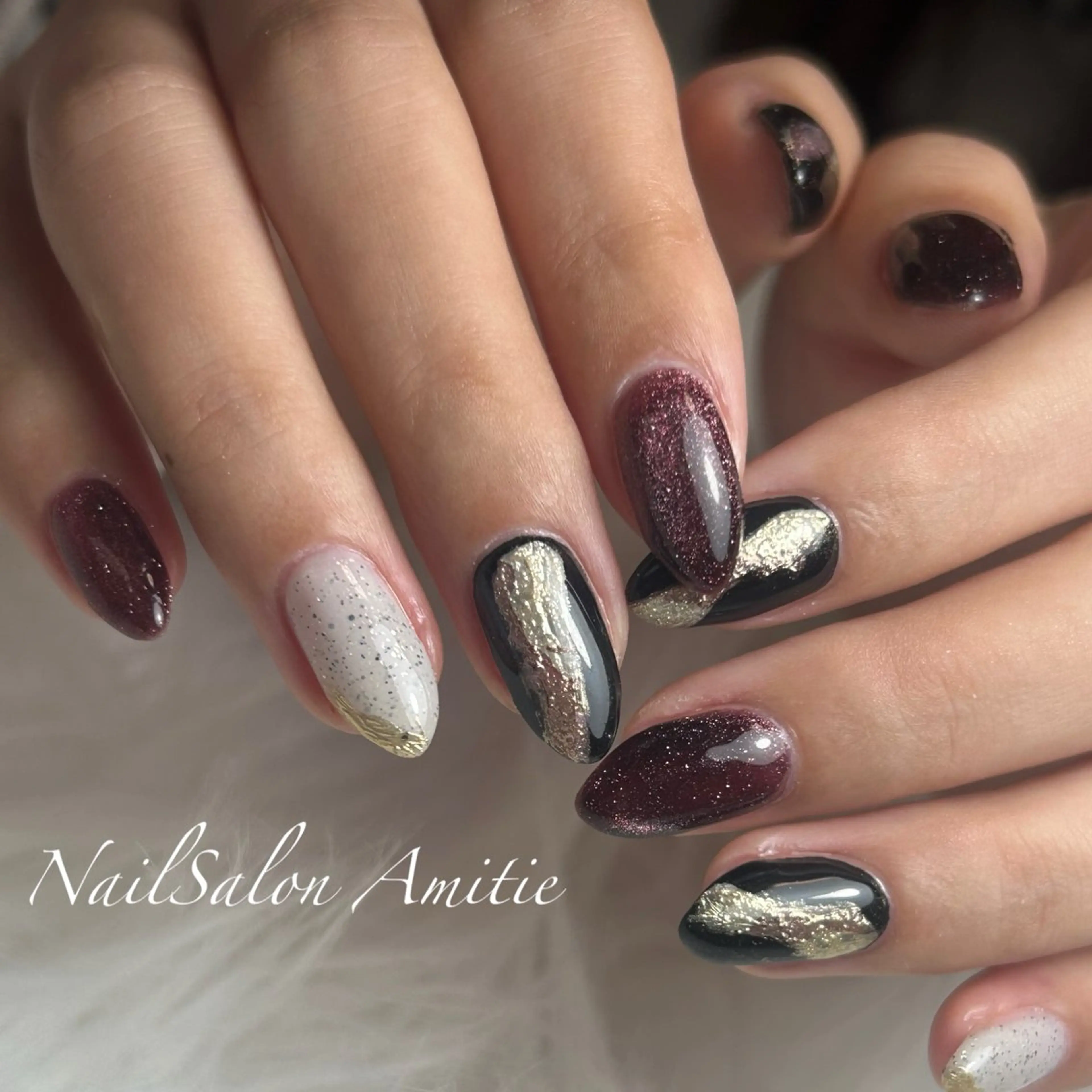 ネイル ハンドネイル NailSalon Amitieのネイルデザイン
