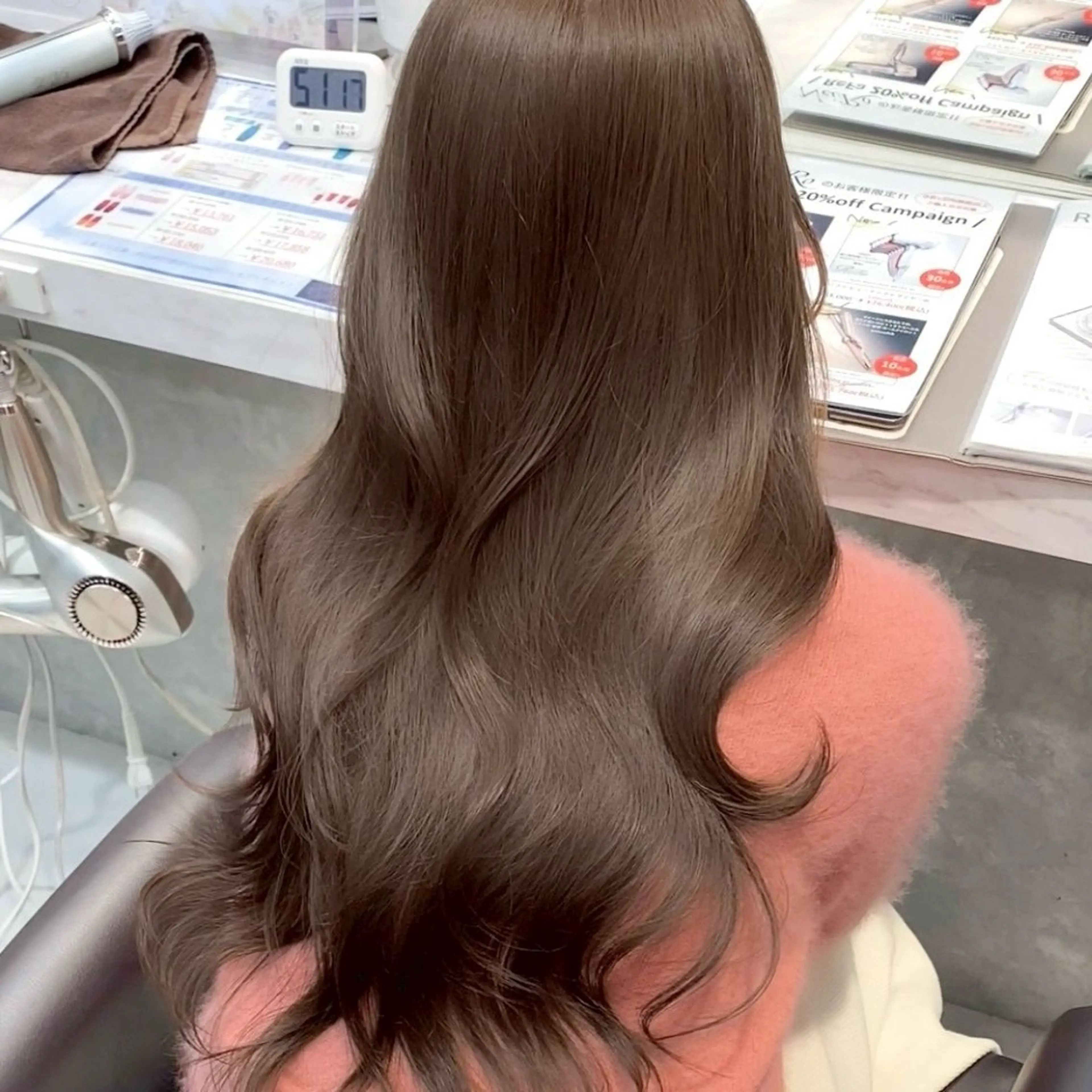 カラー ヘアアレンジ ブリーチ ブラウンカラー ブリーチなしカラー ヘアカラー 透明感/ブラウン系 🤎AKIのヘアスタイル