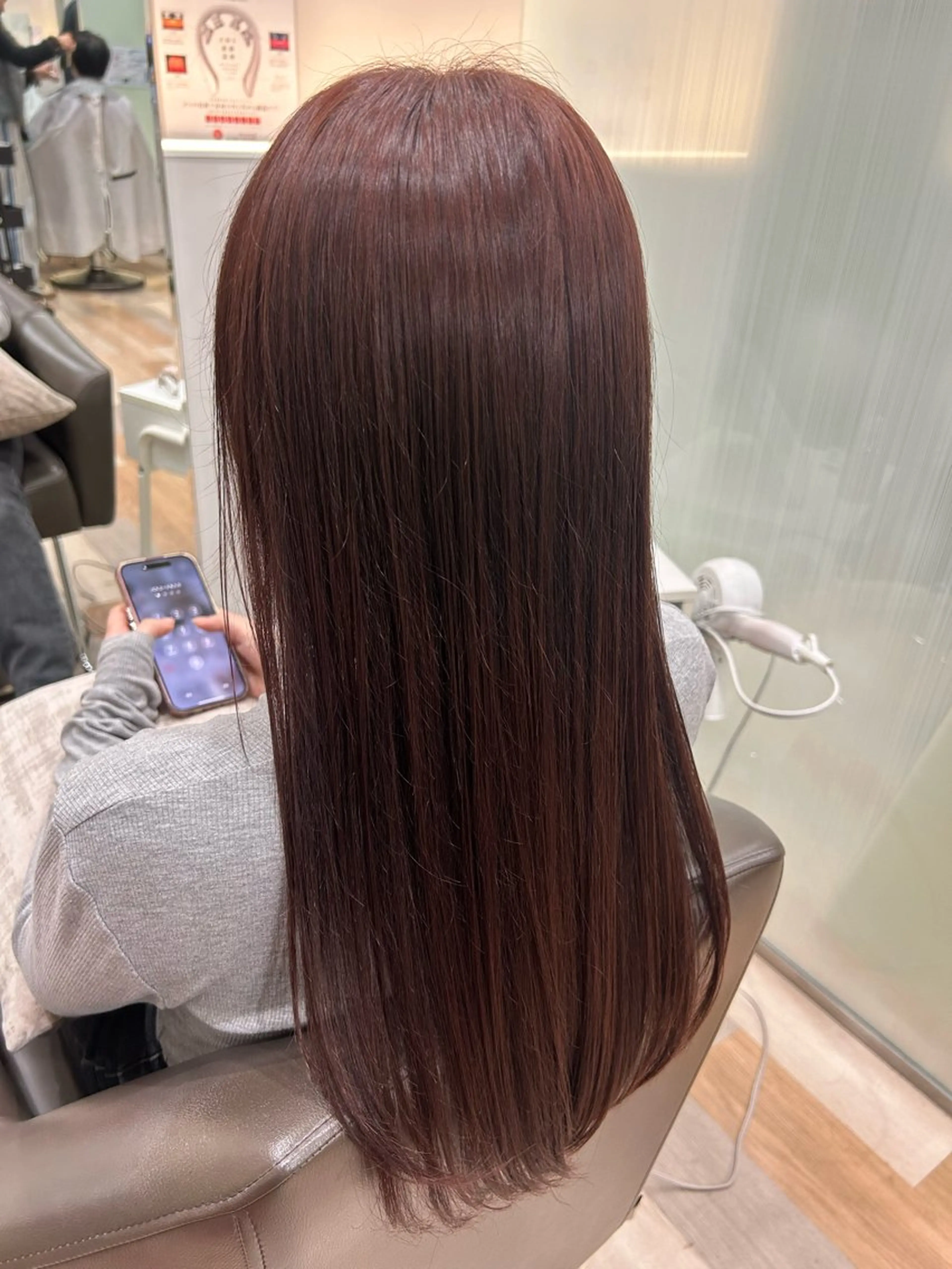 ロング ピンクブラウン ヘアカラー カット⚡️カラー🫧 募集中/愛海のヘアスタイル