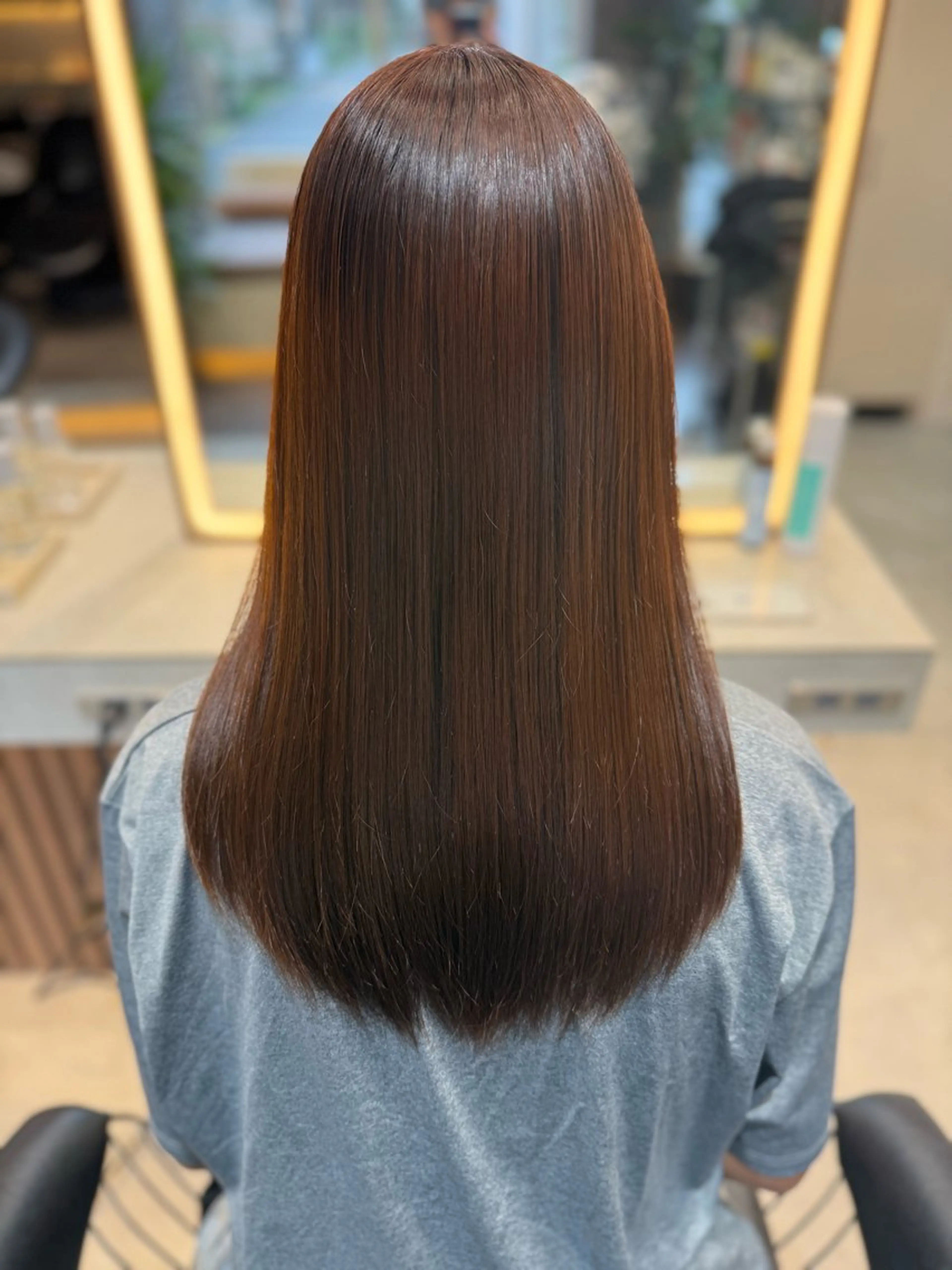 ロング カット 縮毛矯正 Lond Loire所属・無料カットモデル募集 🍀KOSEI🍀のヘアスタイル