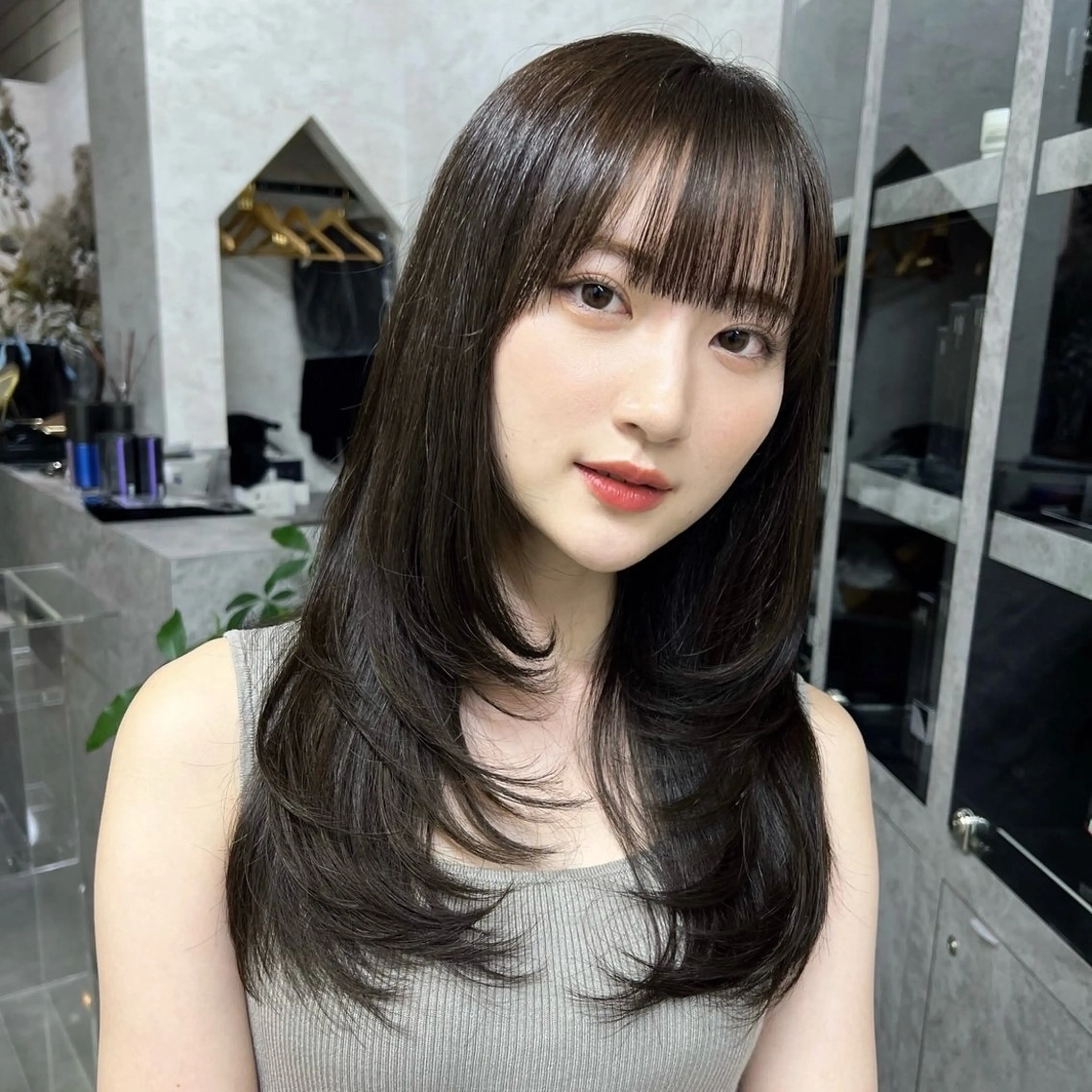 セミロング エクステ・レイヤ ーカット/yuunaのヘアスタイル