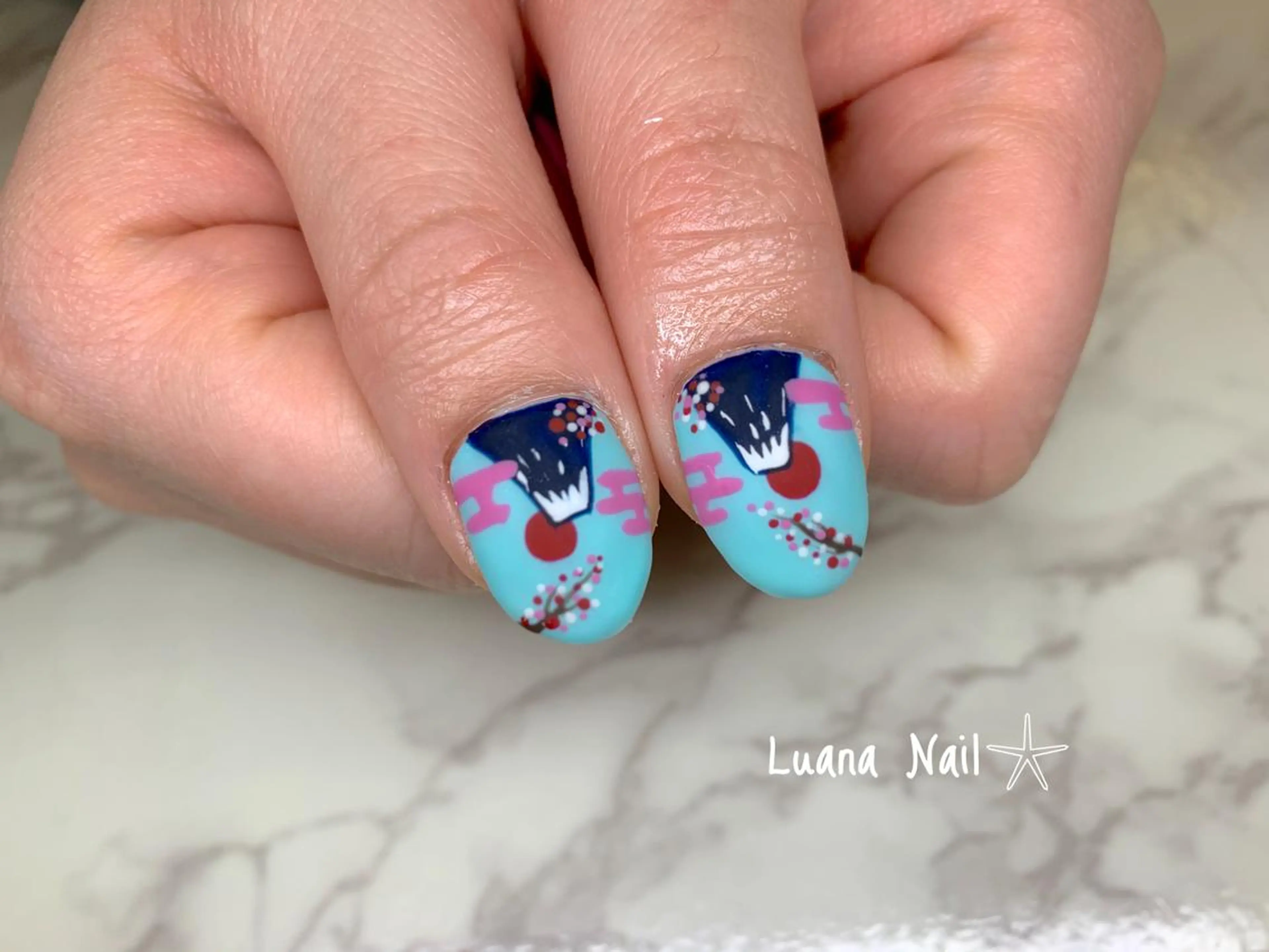 ネイル マットネイル ハンドネイル BeauJu by Luana Nail所属・BeauJu by Luana Nailのネイルデザイン