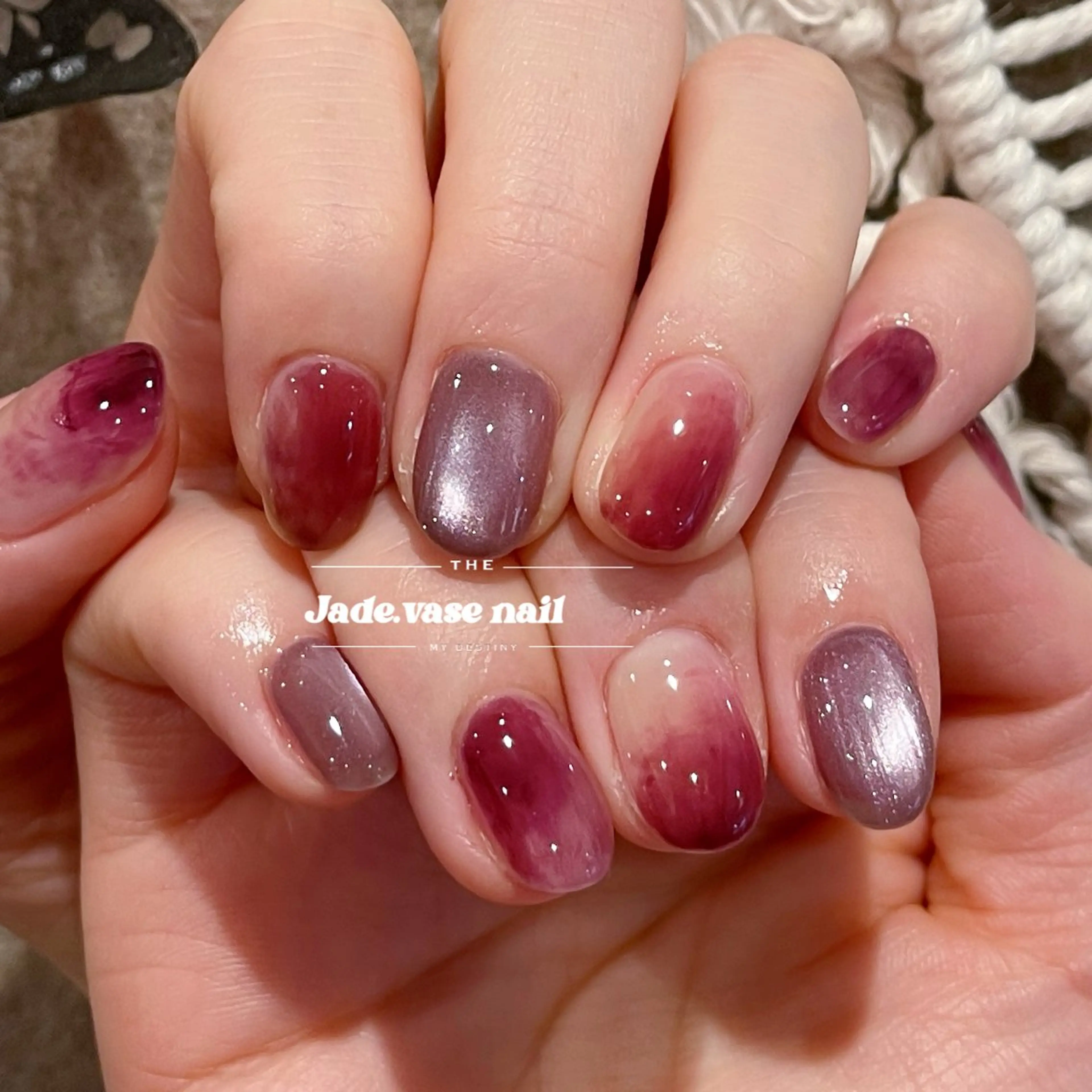 ネイル ハンドネイル ハンドケア ✰Jade.vase 银座のネイルデザイン