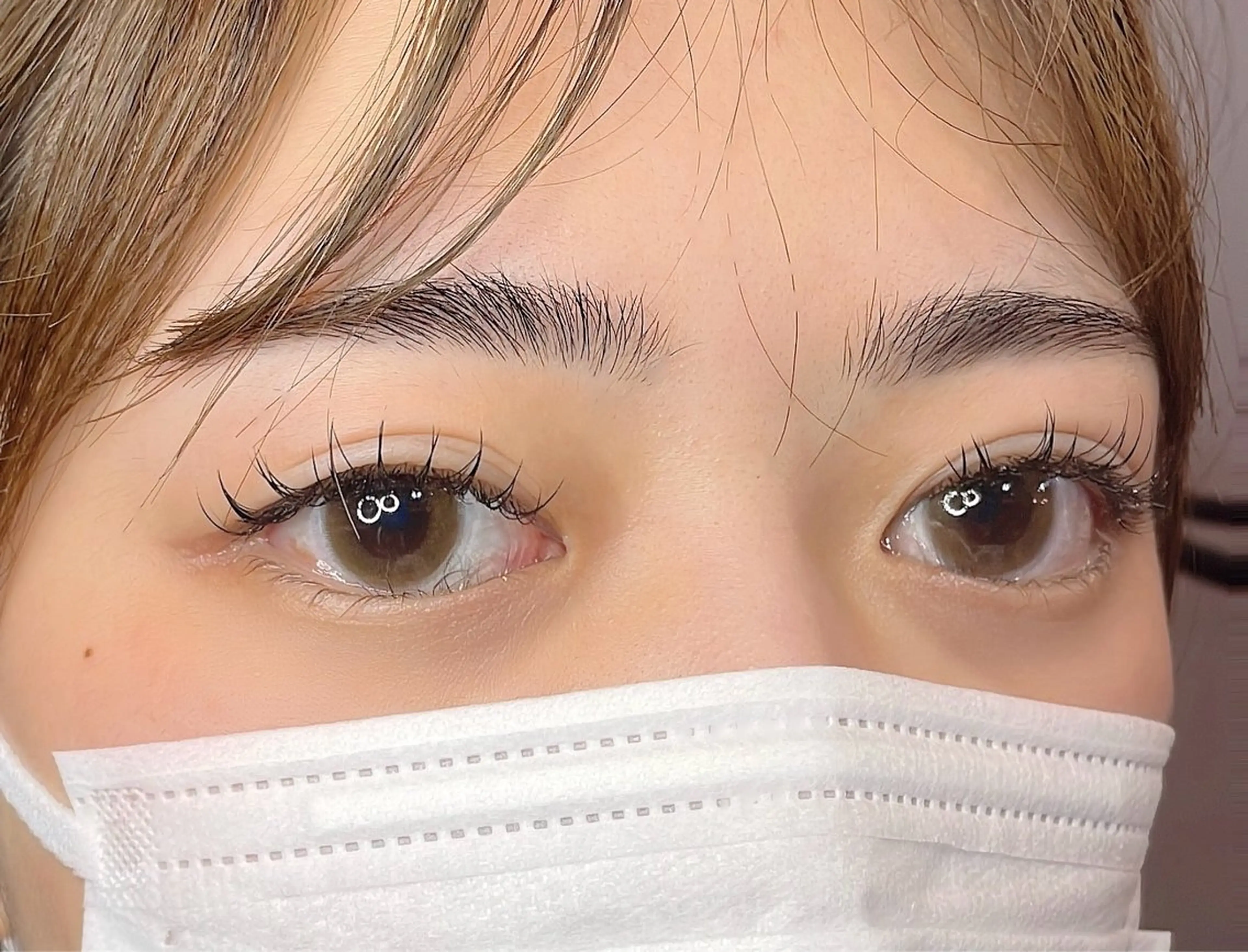 マツエク・マツパ 束感まつ毛 フラットラッシュ ジョリア西大寺店 スタッフのマツエク・マツパデザイン