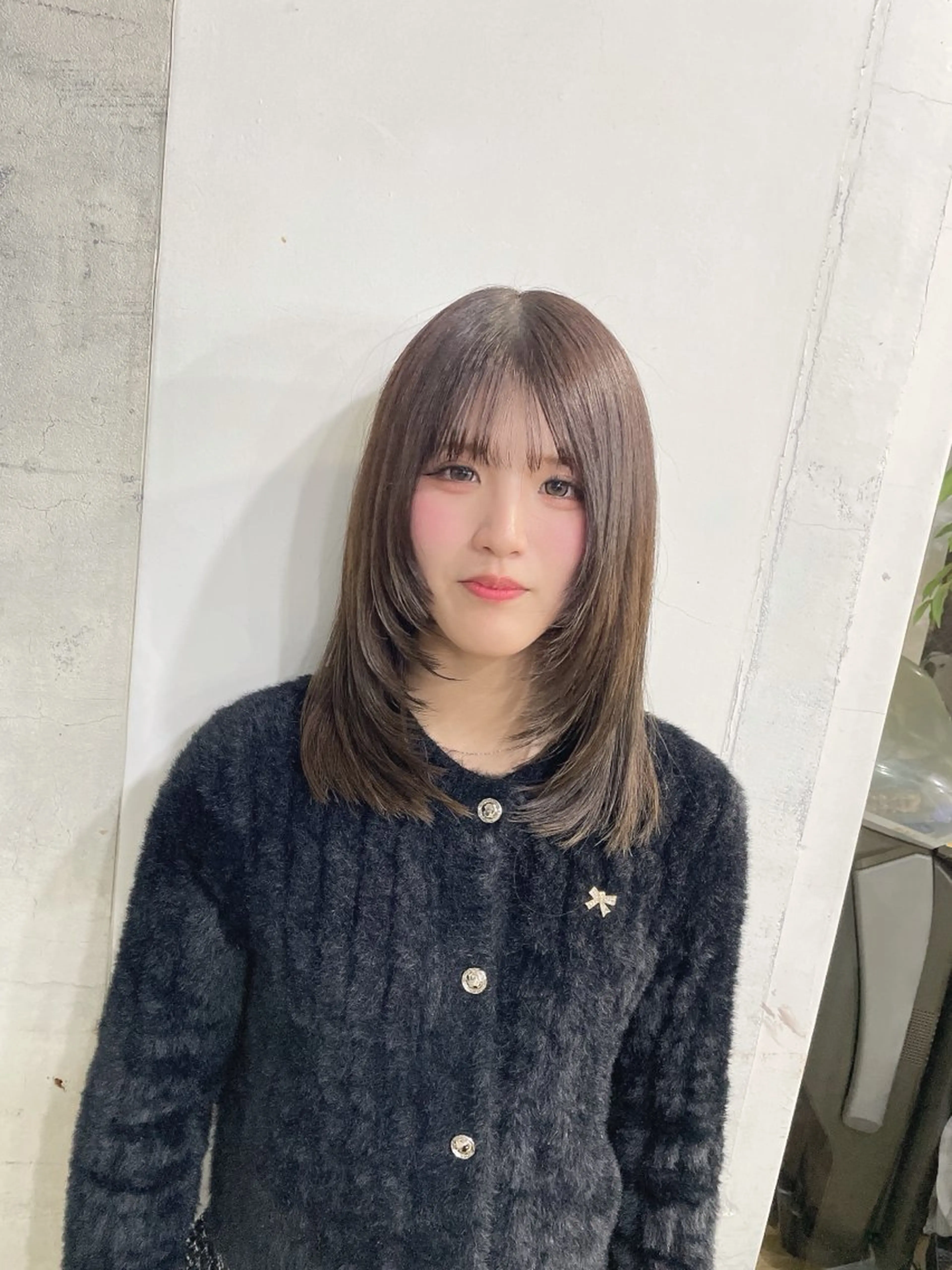 ミディアム ミディアムレイヤー レイヤーカット カット pifdesign /yutoのヘアスタイル