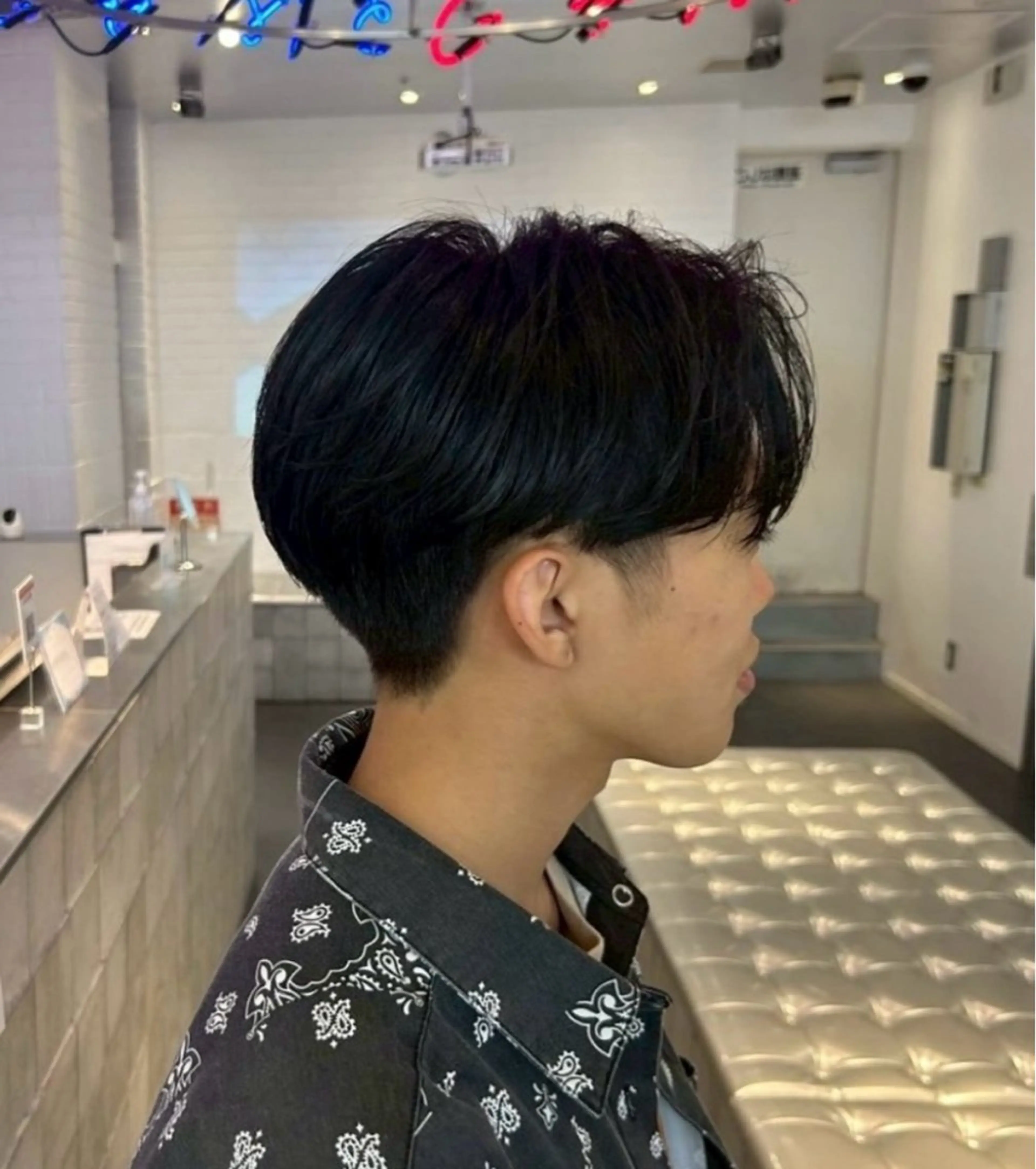 メンズ カット トリートメント ブリーチカラー×艶 🍨mihoのヘアスタイル