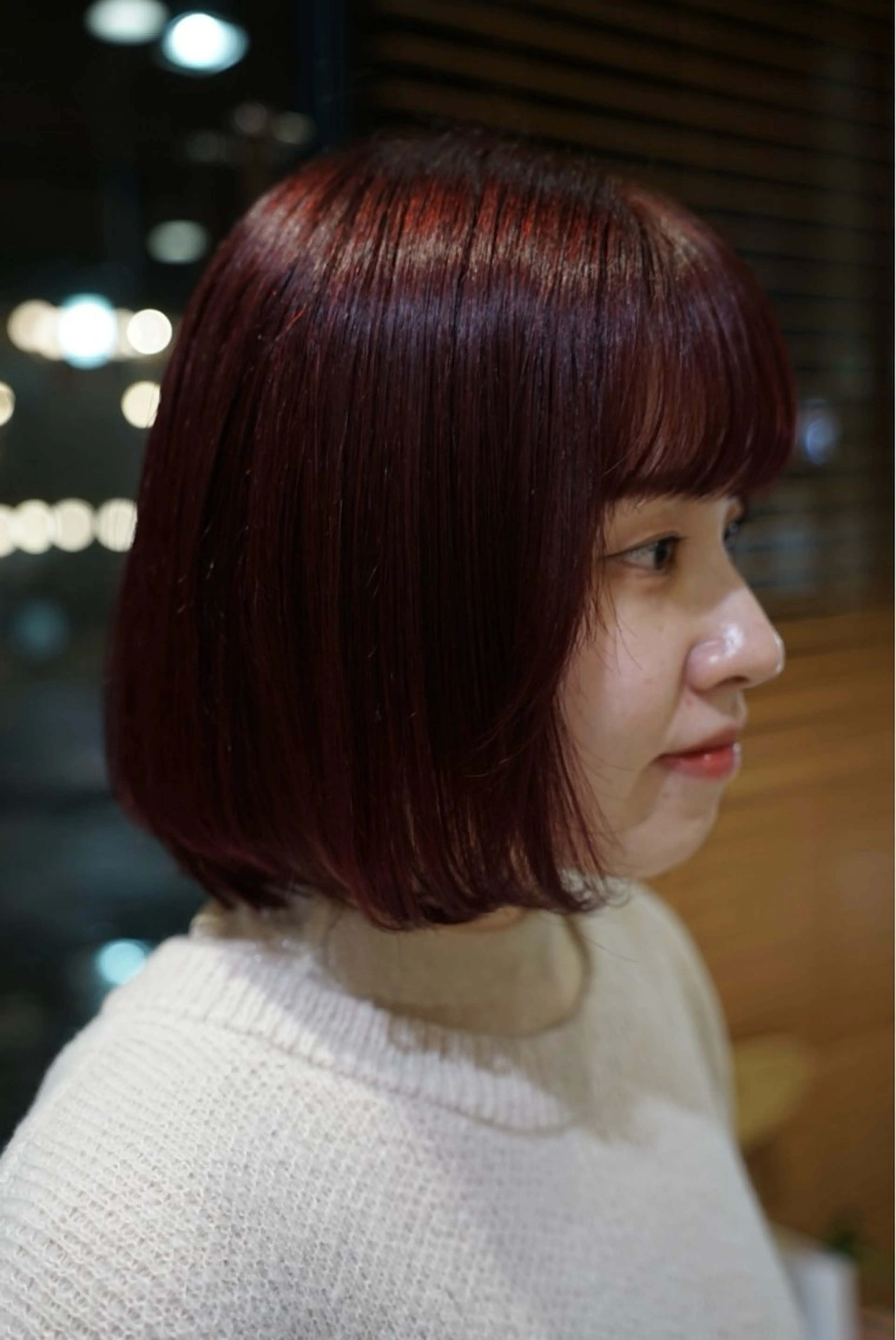 ミディアム カラー レイヤー/似合わせ/ yuan⟡.·のヘアスタイル