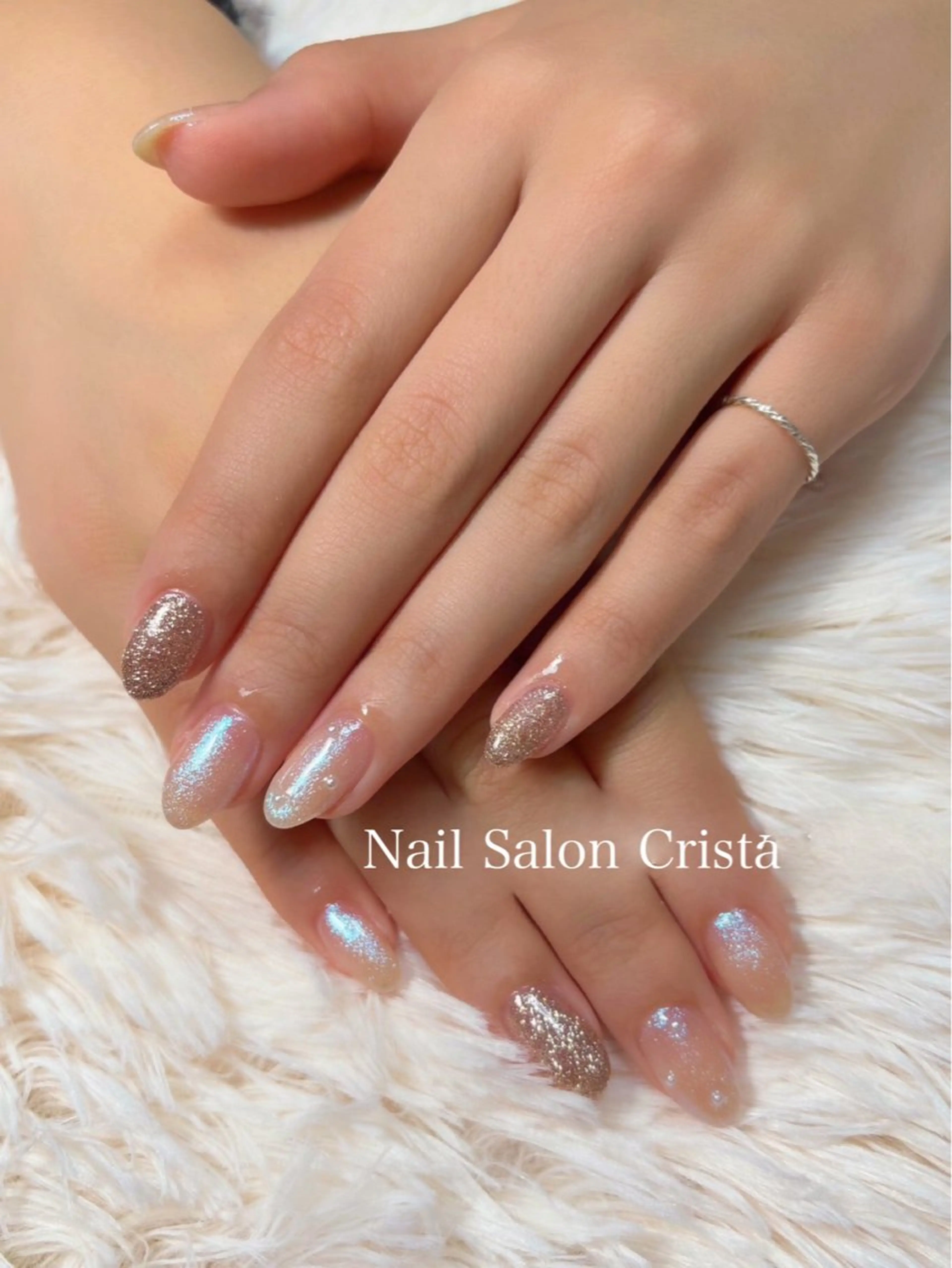 ネイル ジェルネイル パラジェル シンプルネイル ハンドネイル CRISTA所属・CRISTA MOMOのネイルデザイン