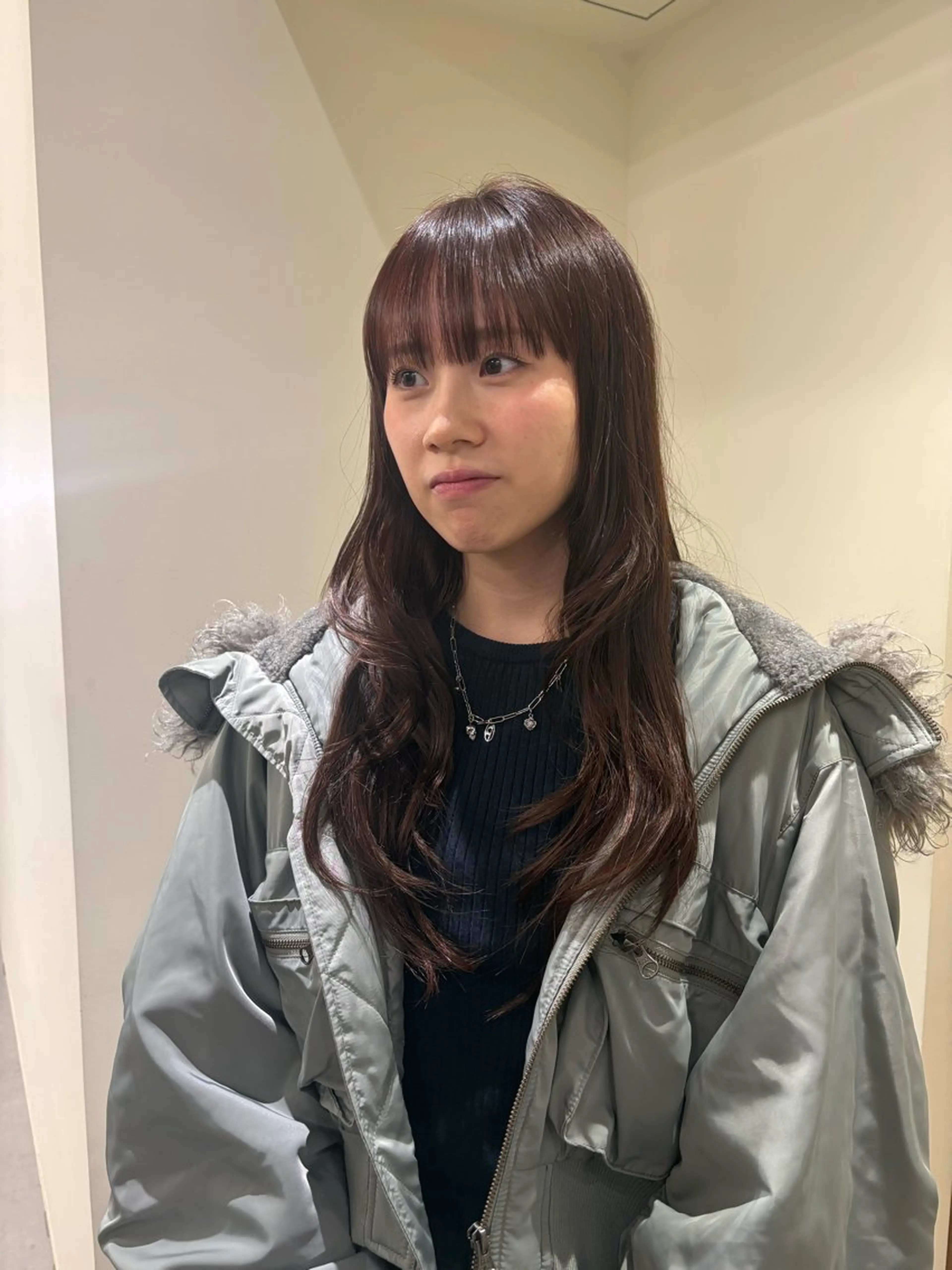 ロング カット ヘアカラー トリートメント natsuki /HUIのヘアスタイル