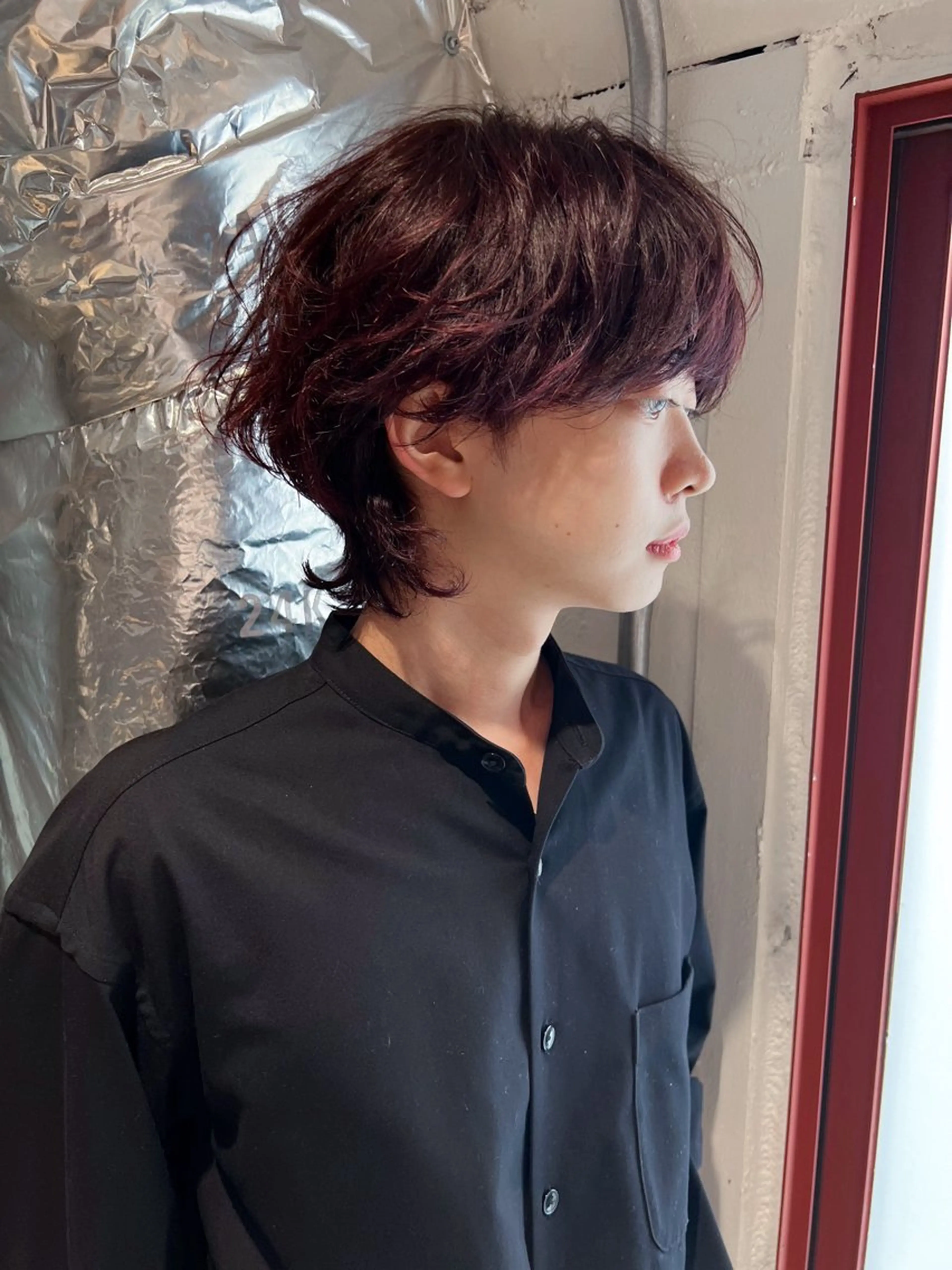 ショート カラー メンズ ヘアカラー ハイトーン/デザイン /ひさやのヘアスタイル